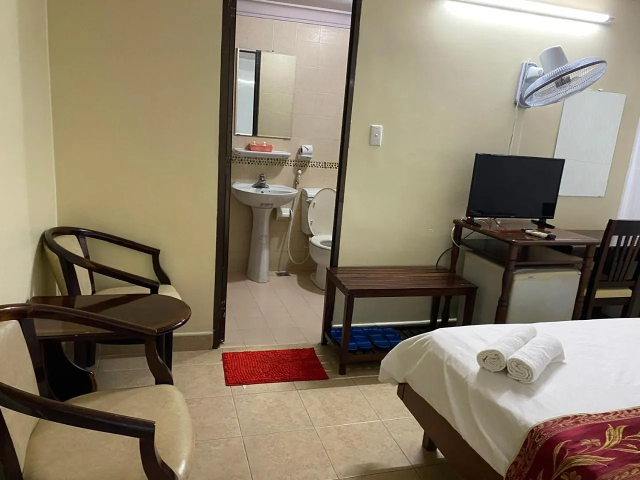 Bed in Khách sạn Minh Châu - Hòa Hưng