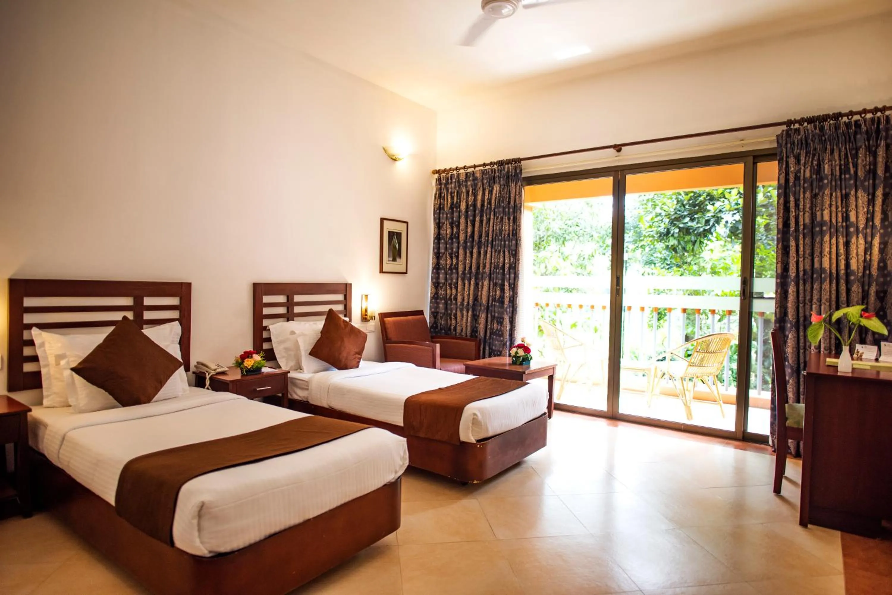 Bed in Abad Green Forest Thekkady