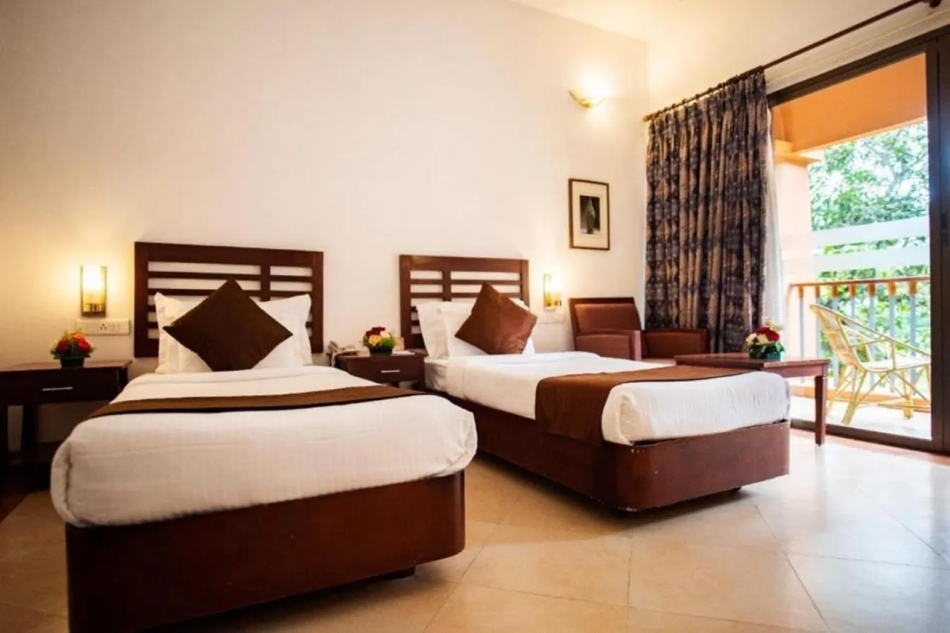 Bed in Abad Green Forest Thekkady