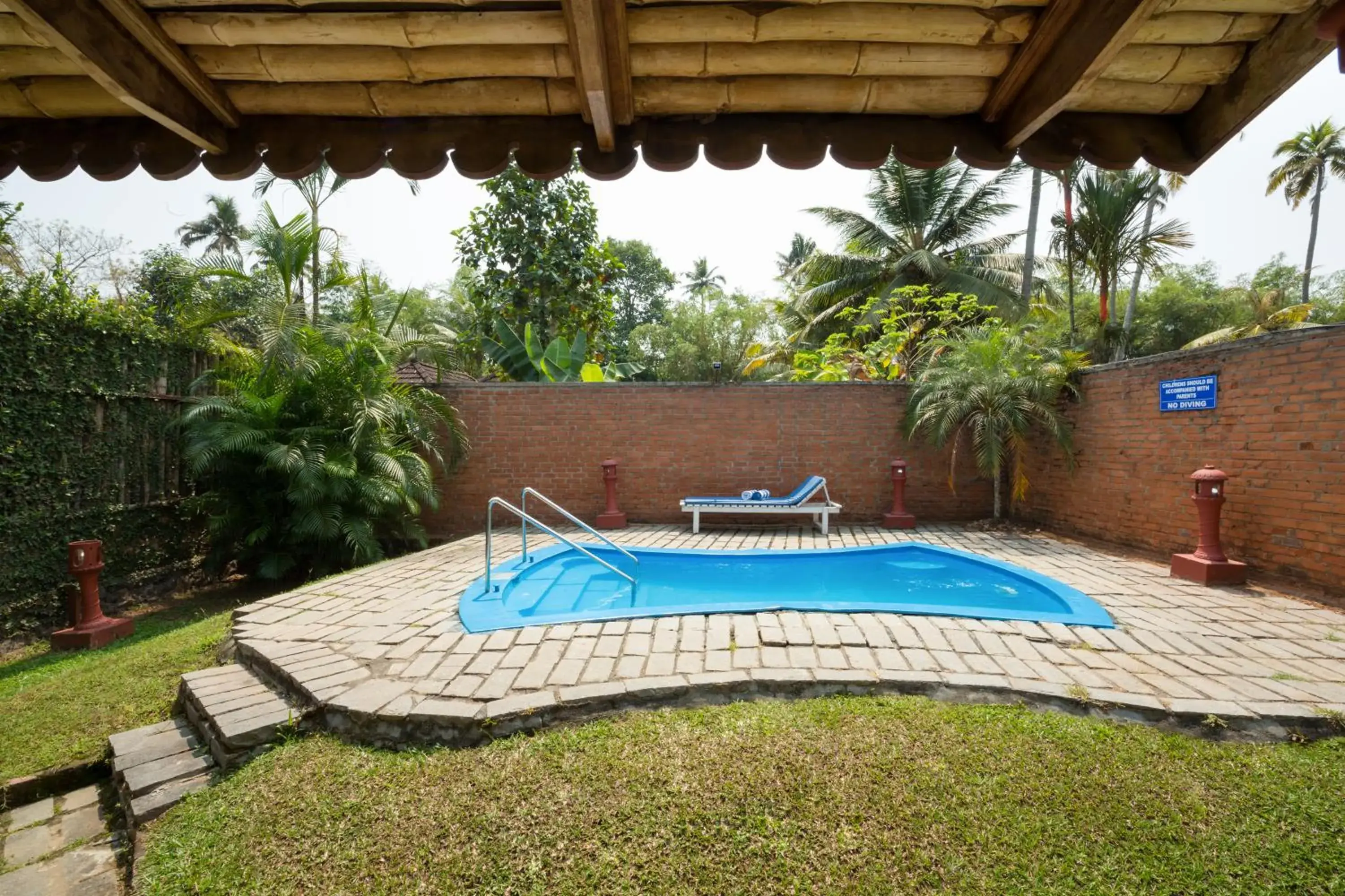 Pool view in Abad Whispering Palms Pool view in Abad Whispering Palms