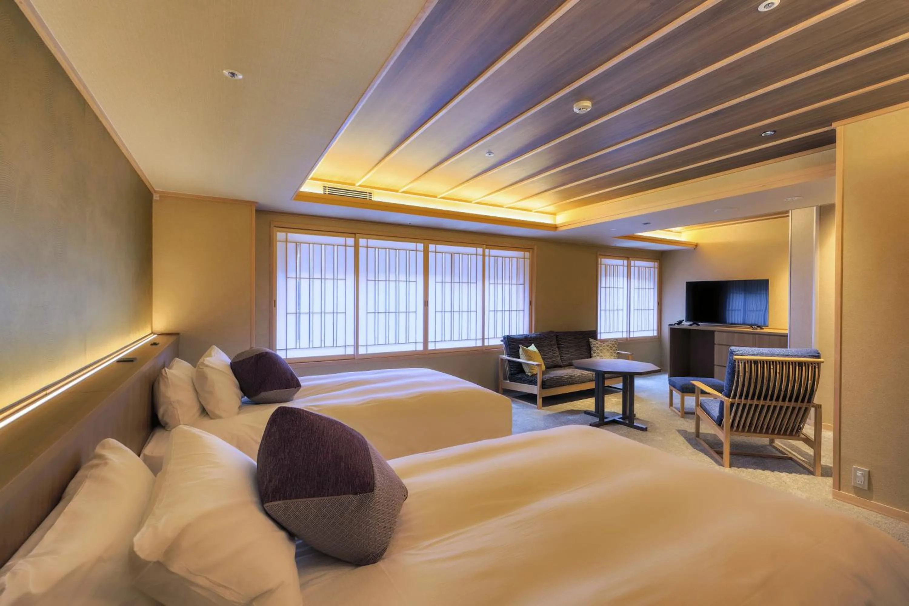 Bedroom, Bed in Hida Takayama Onsen Hida Hotel Plaza