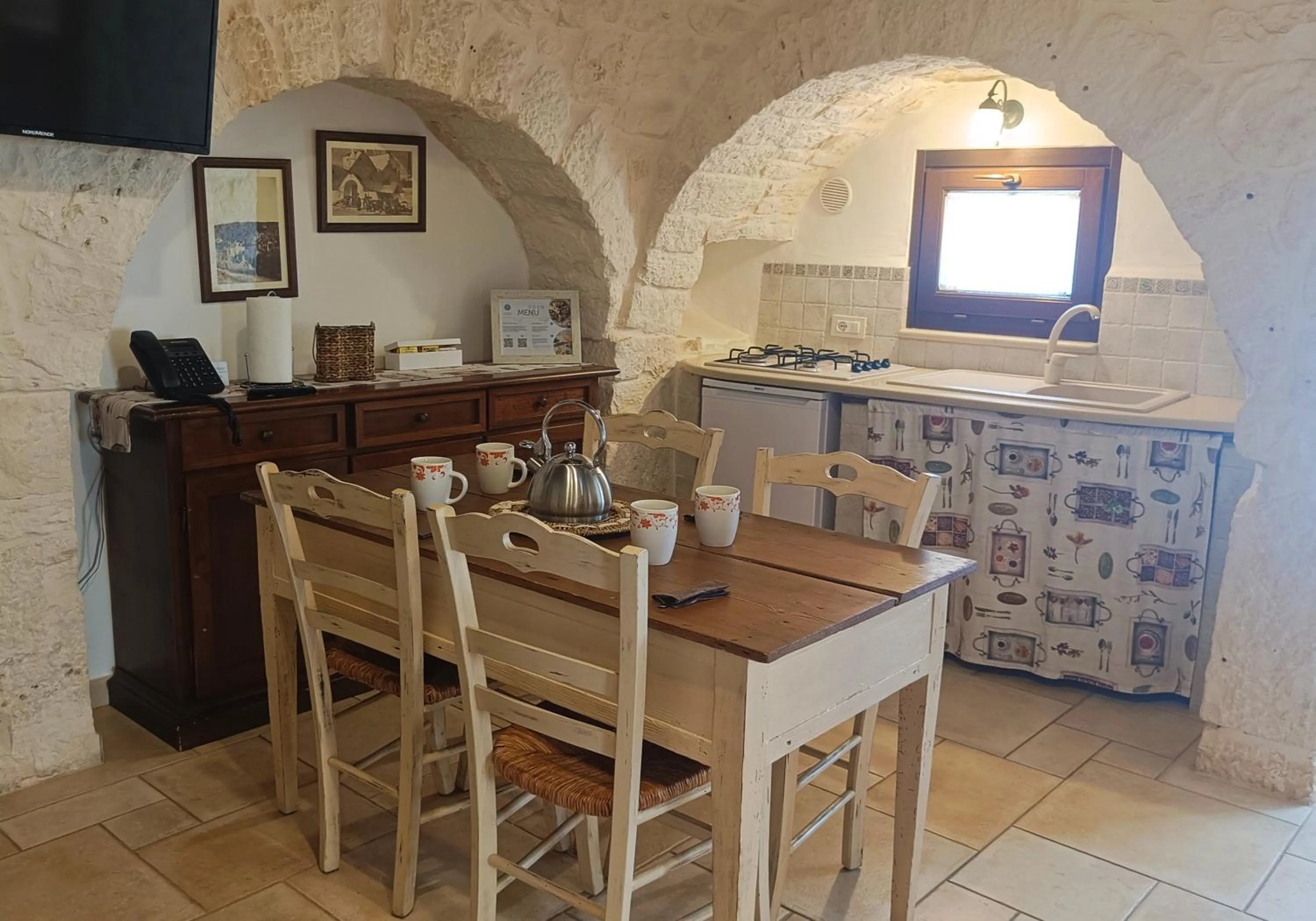 Kitchen or kitchenette in Trulli Soave