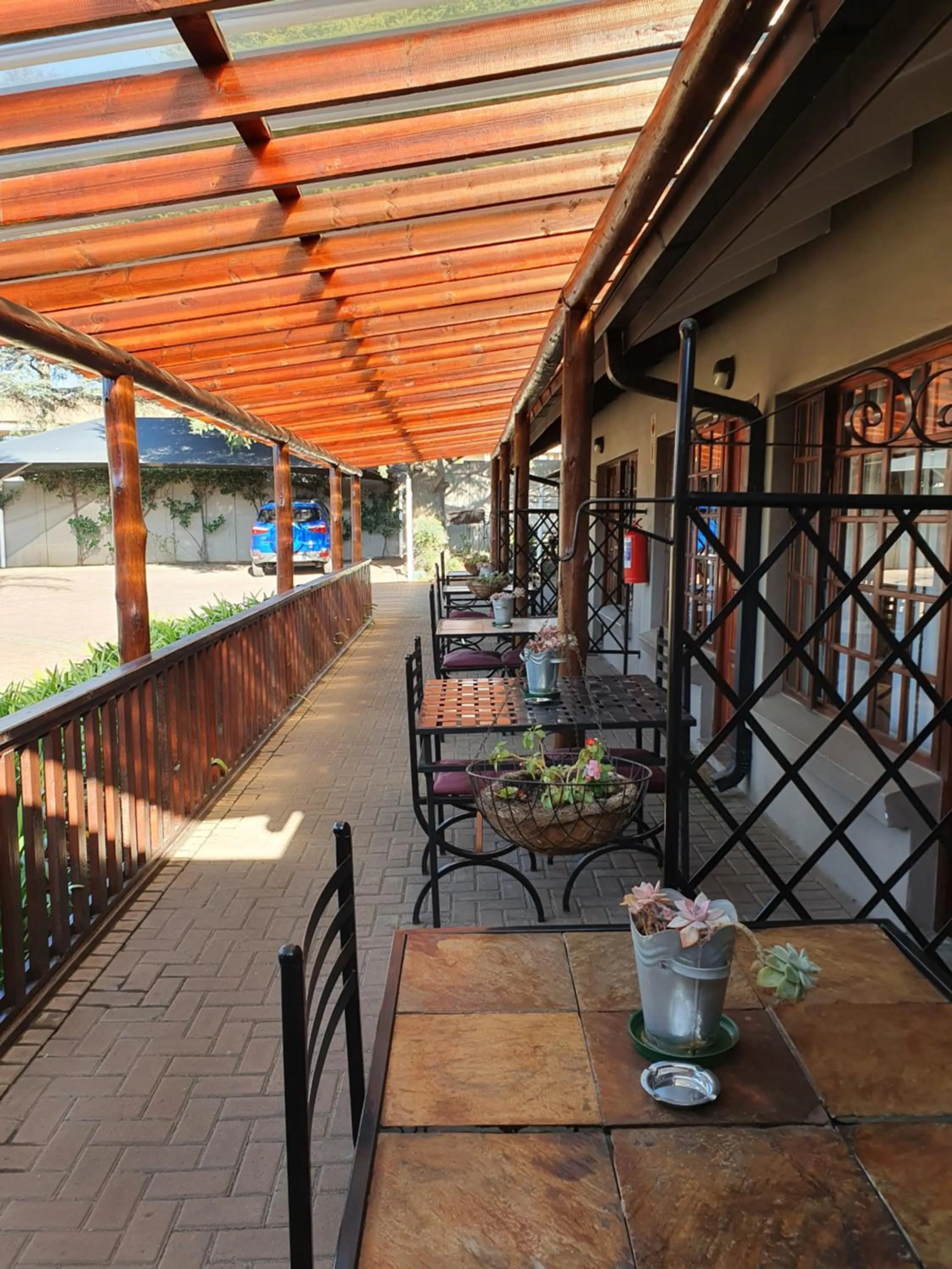 Patio in Diamond Rose Guest House