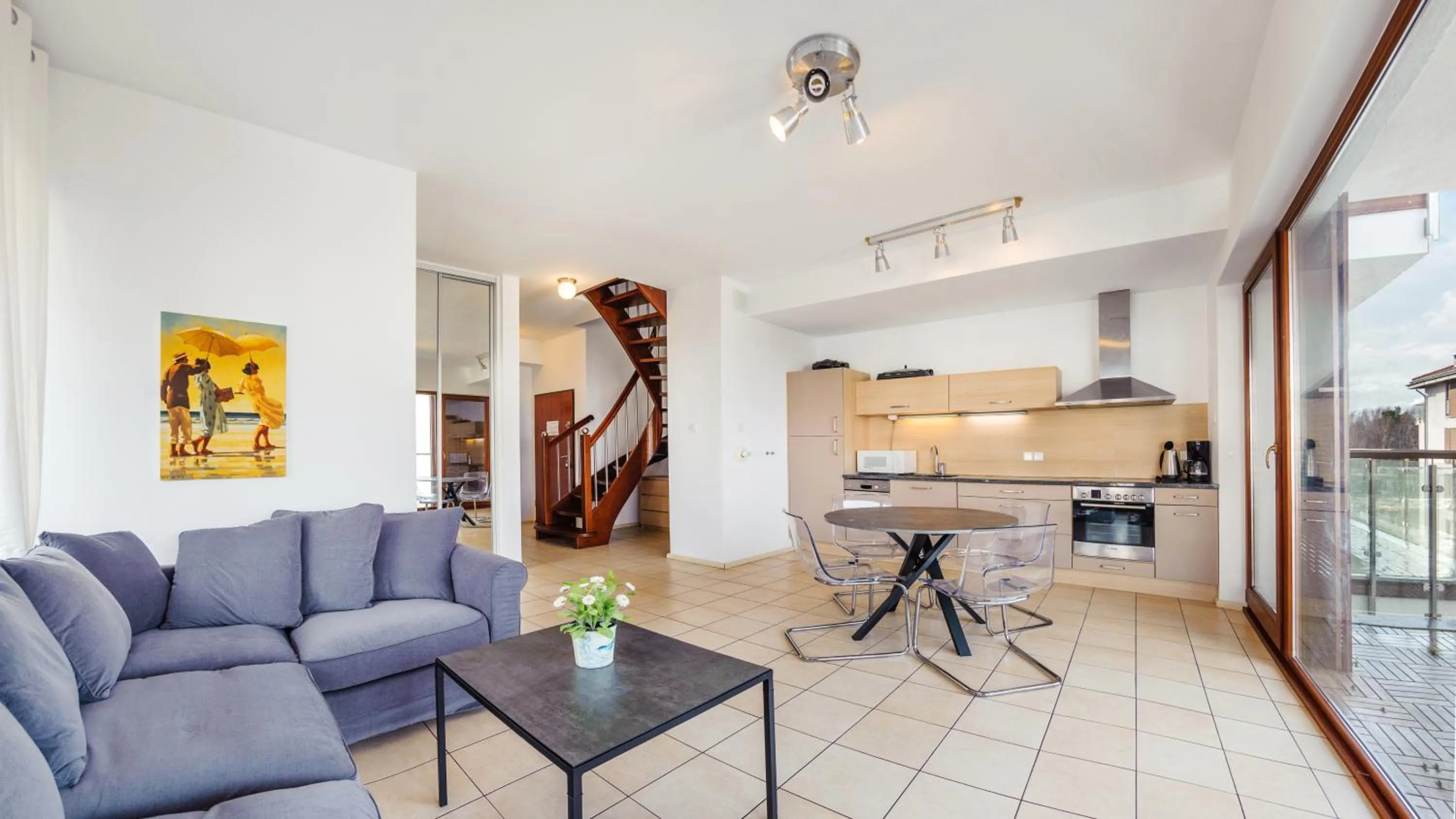 Living room in Plaża I, Sun & Snow