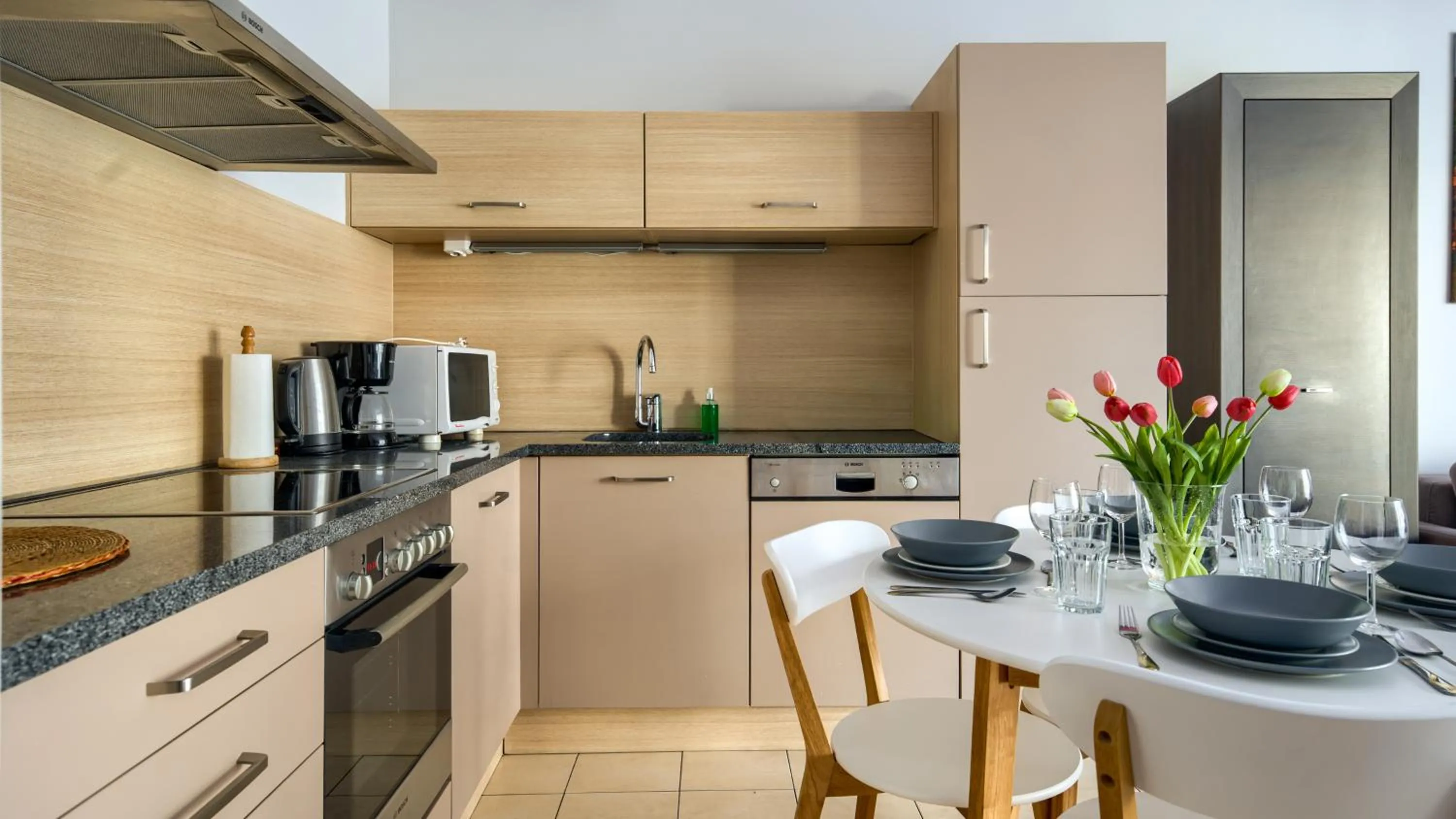 Kitchen or kitchenette in Plaża I, Sun & Snow