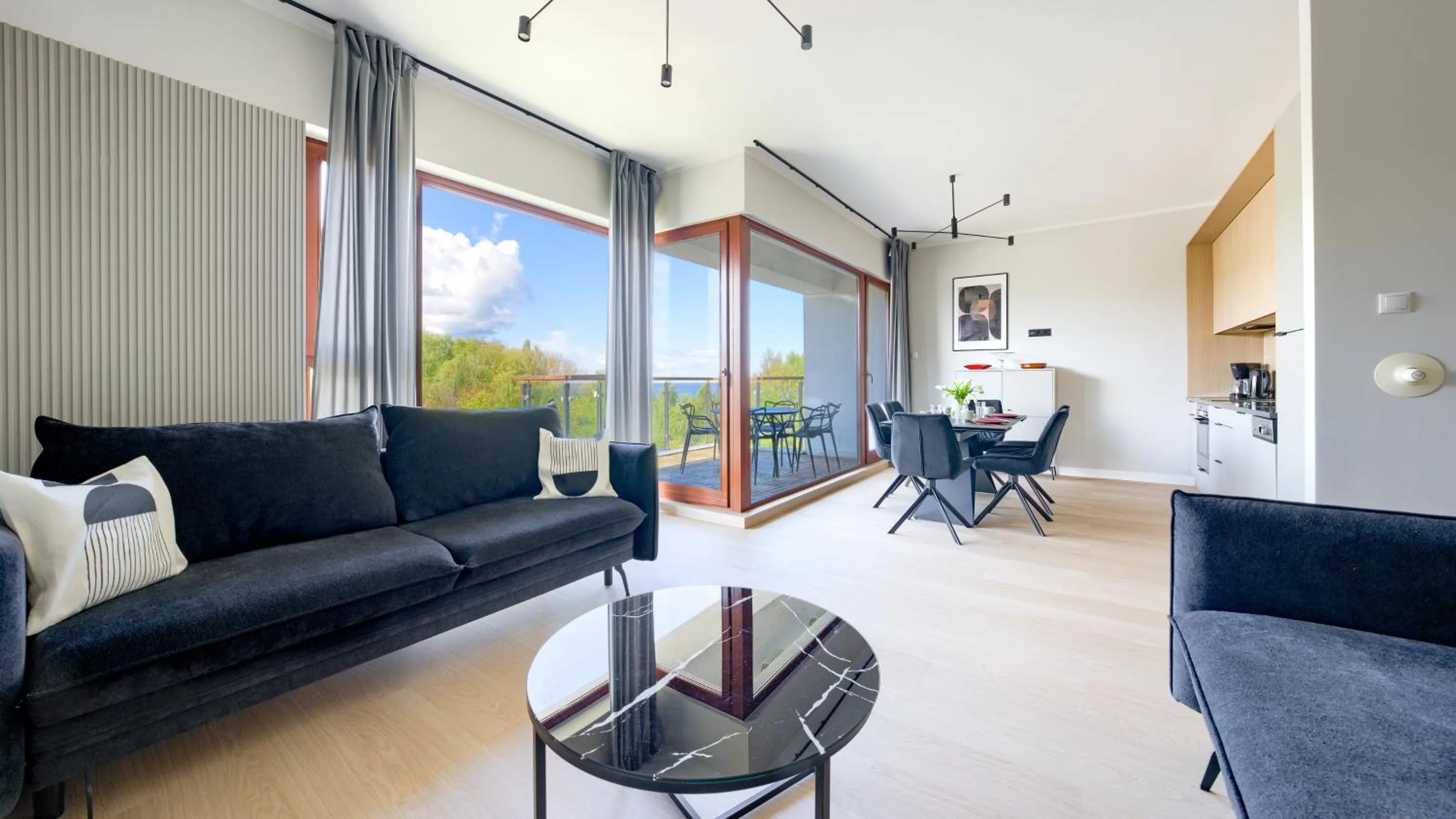 Living room in Plaża I, Sun & Snow