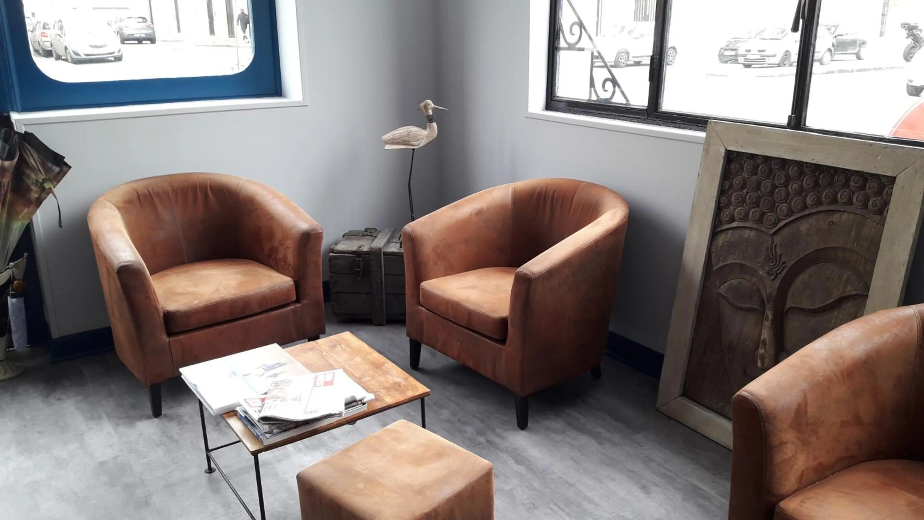 Lobby or reception in Logis Hôtel Lafayette Rochefort France