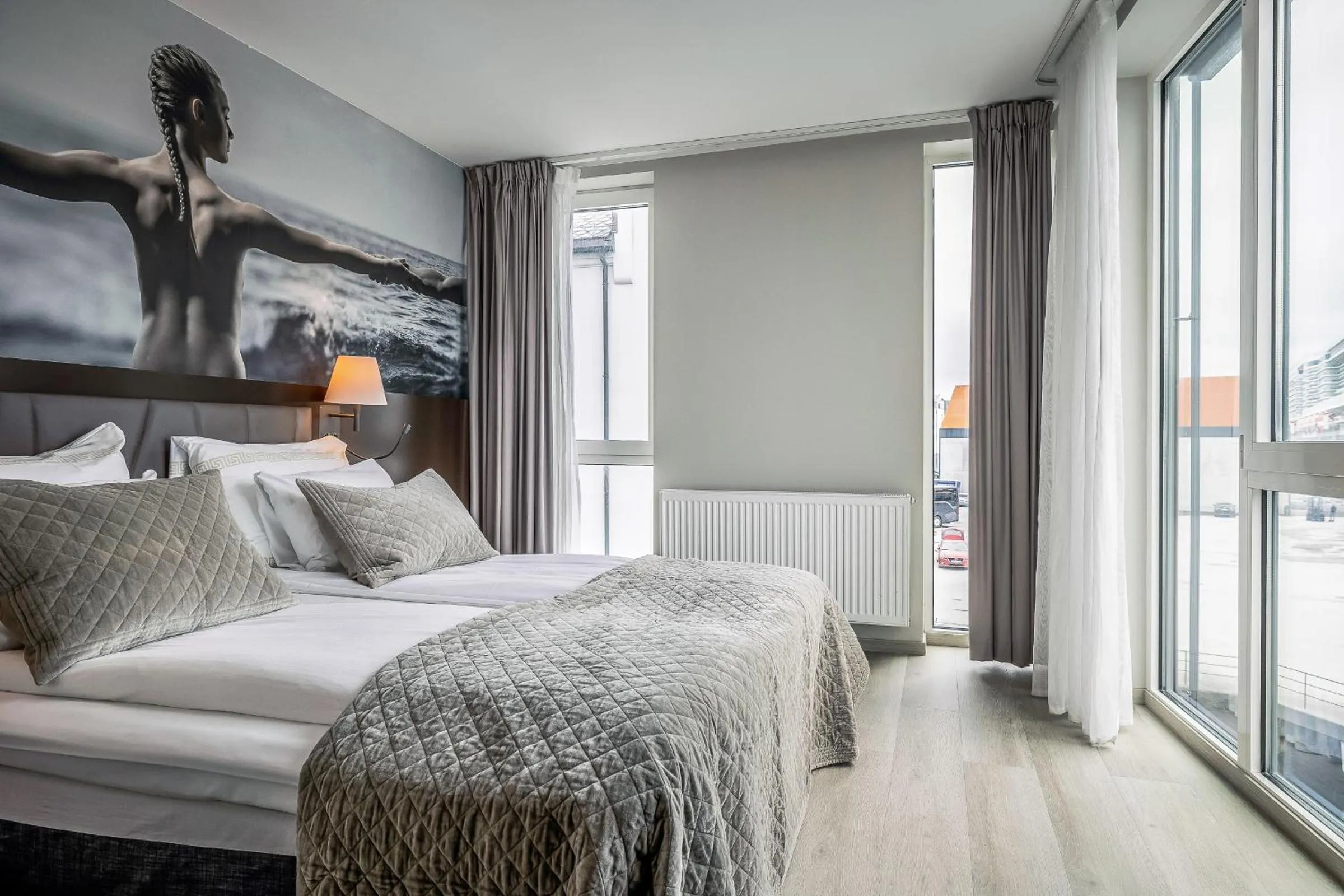 Bed in Quality Hotel Waterfront