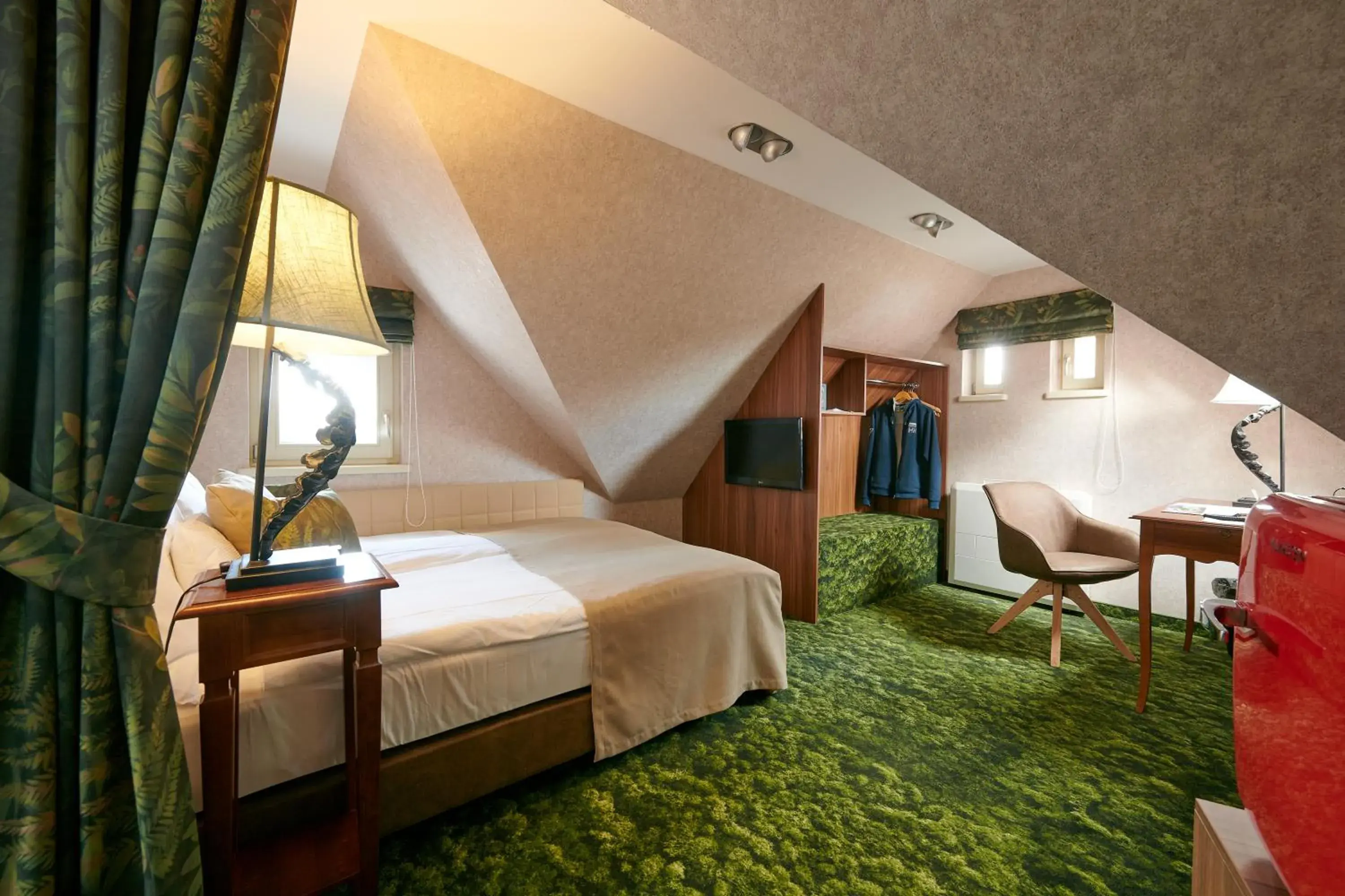 Attic Standard Queen Room - single occupancy in Platan Udvarhaz Attic Standard Queen Room - single occupancy in Platan Udvarhaz