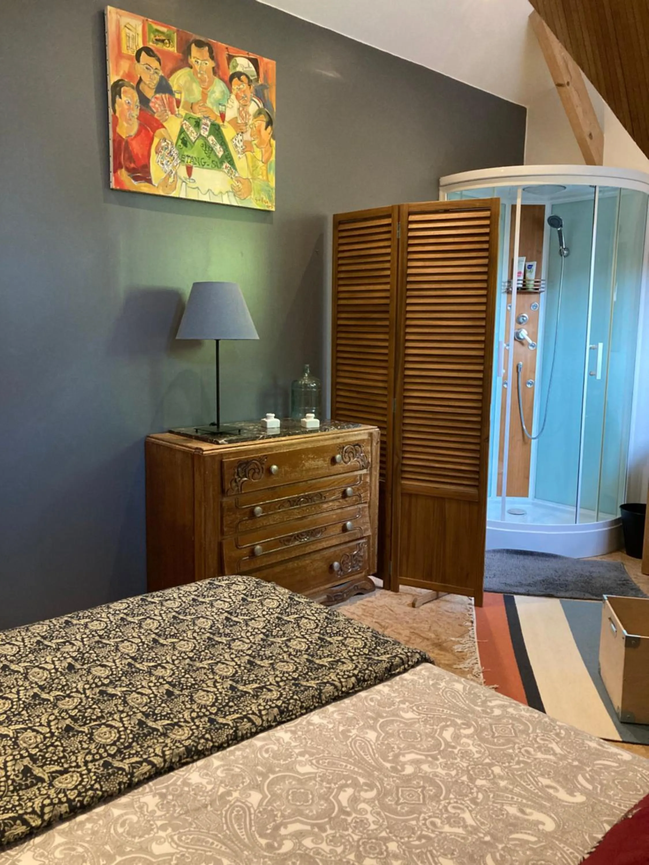 Bed in Le Pigeonnier, maison d'hôtes et Spa