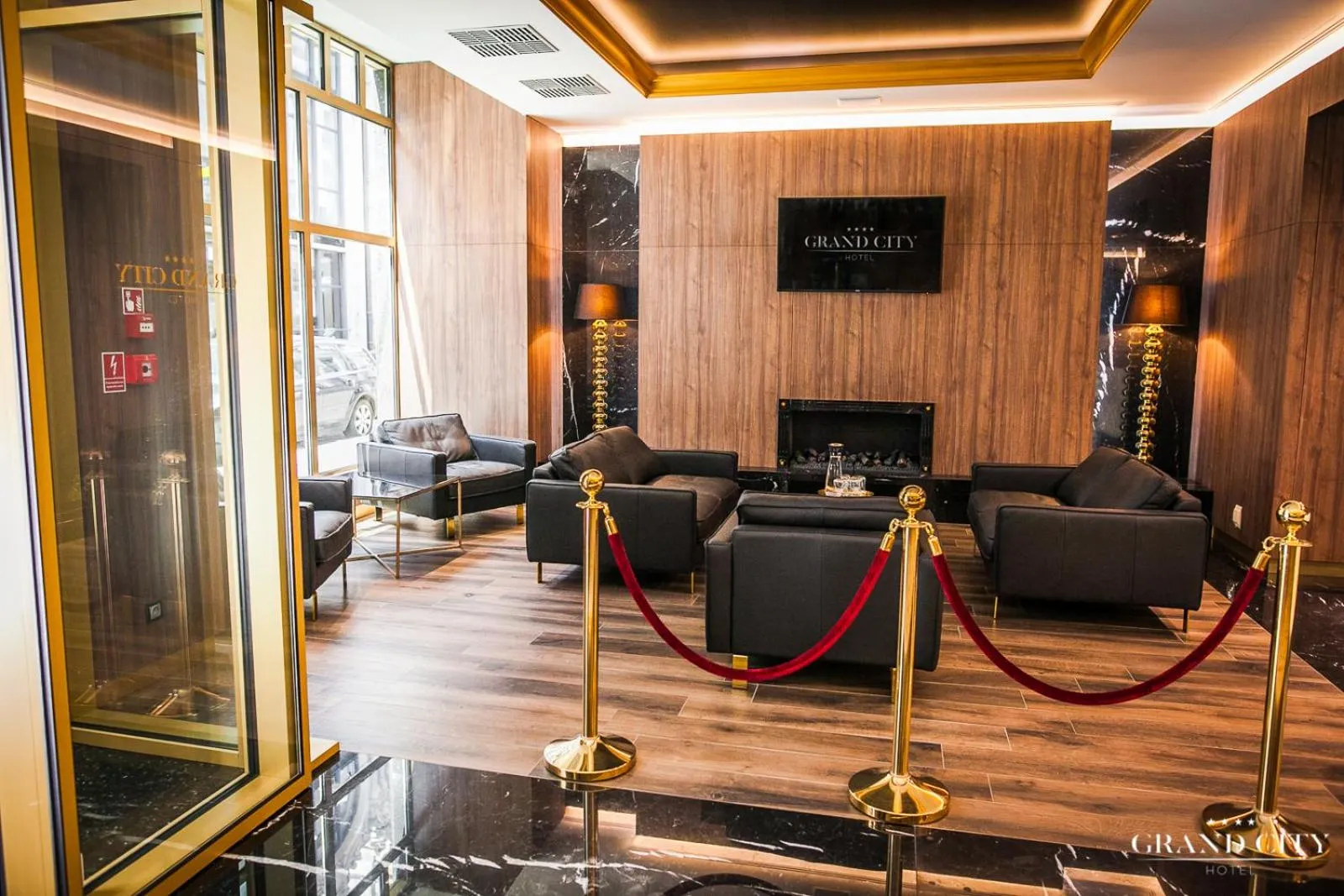 Lobby or reception in Hotel Grand City Wrocław