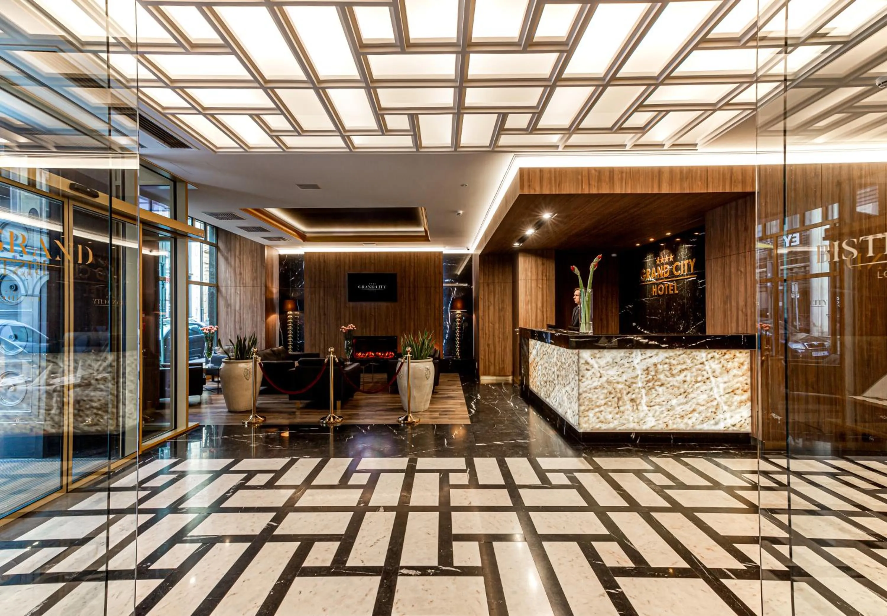 Lobby or reception in Hotel Grand City Wrocław
