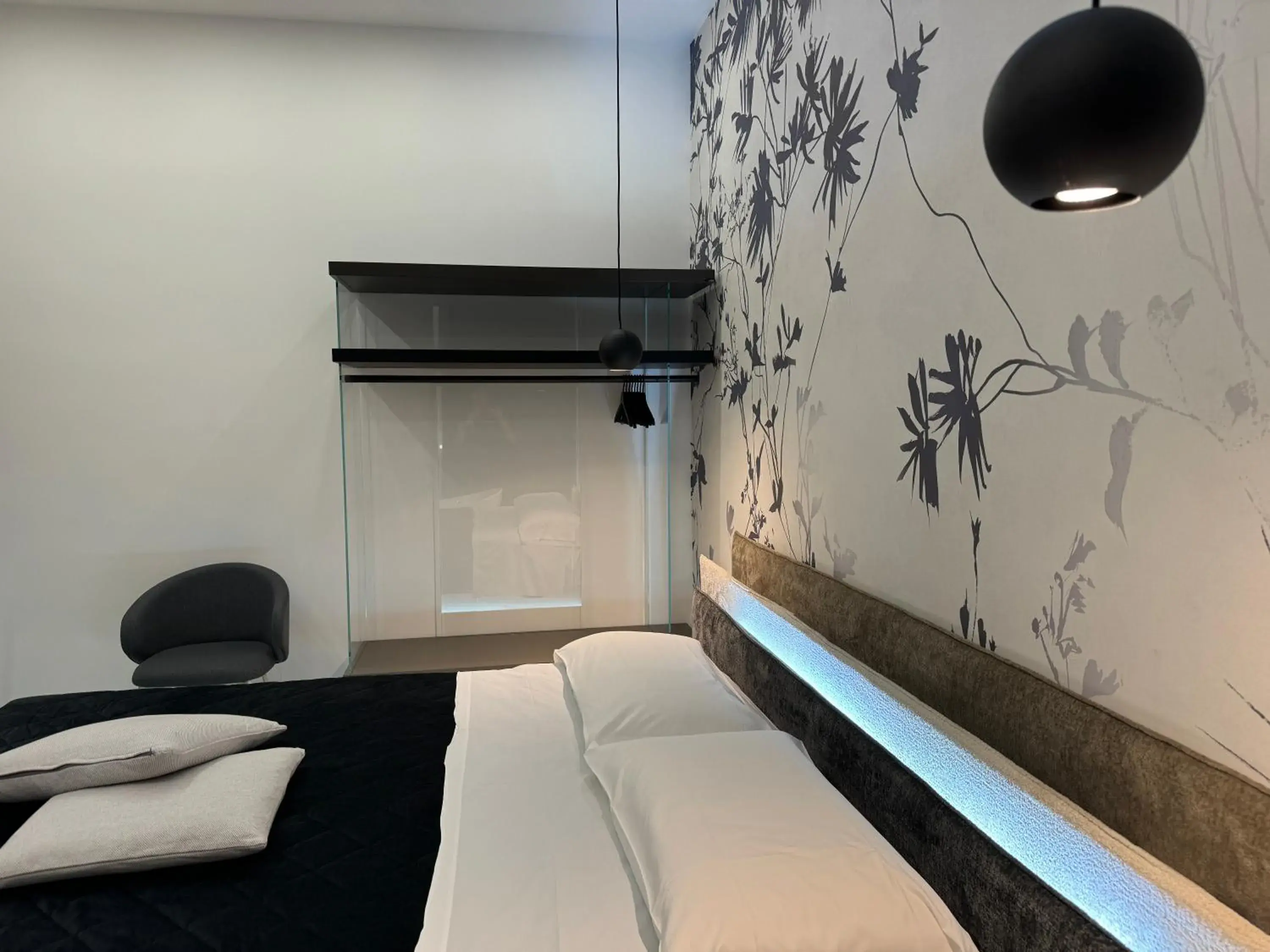 Bedroom, Bed in Relais Stibbert Florence Bedroom, Bed in Relais Stibbert Florence