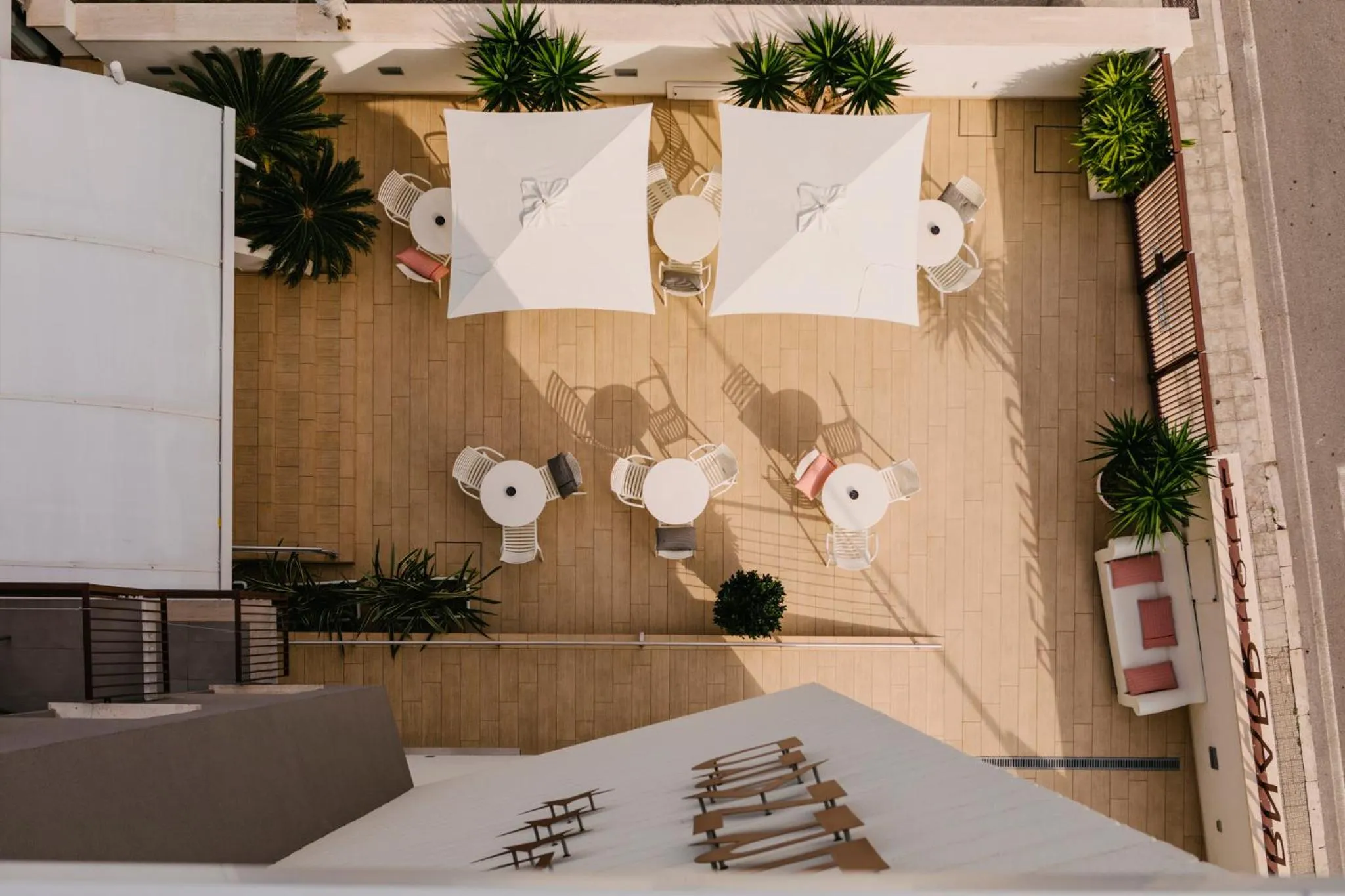 Bird's eye view in Hotel Bernard