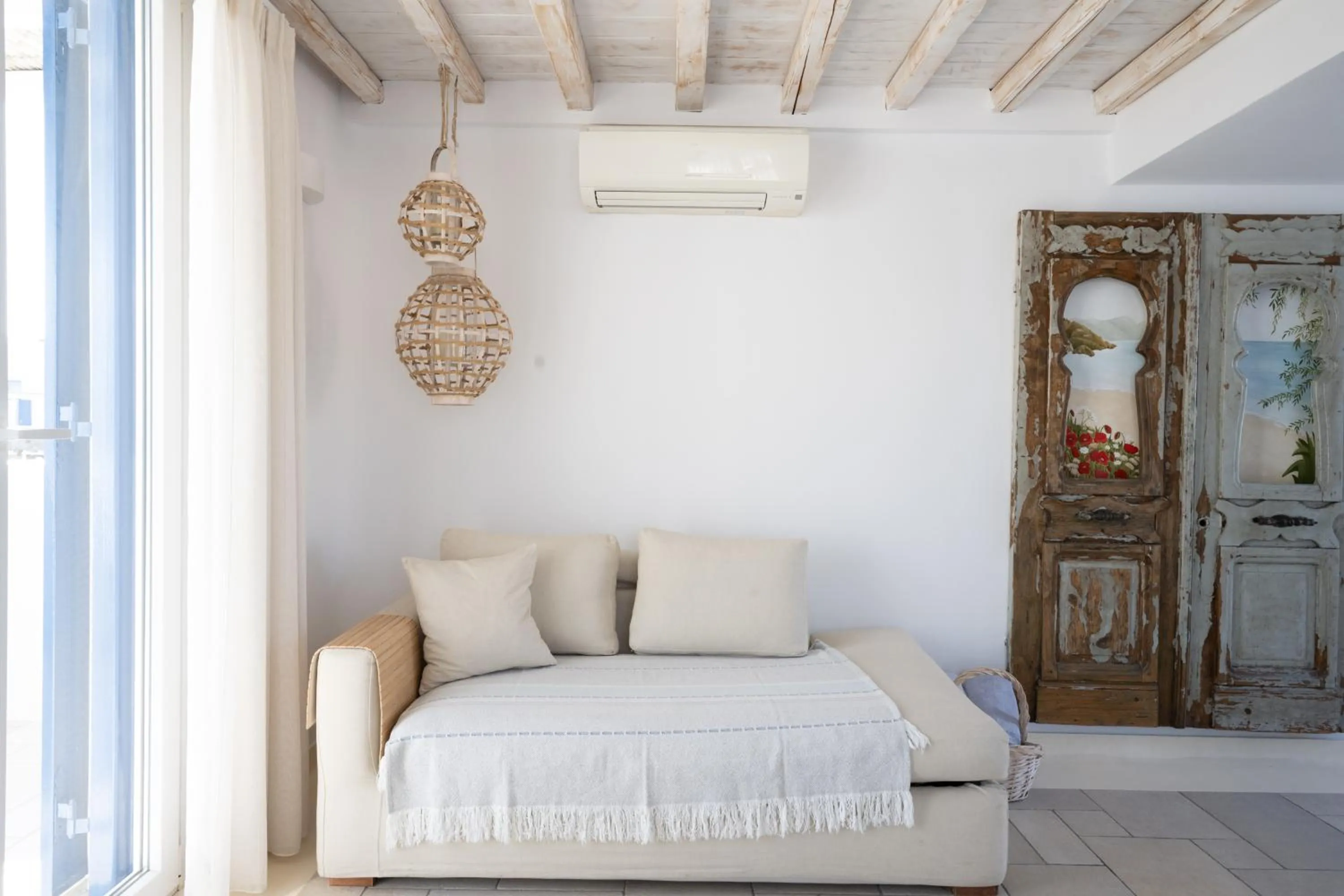 Blue, White and Grey Suites