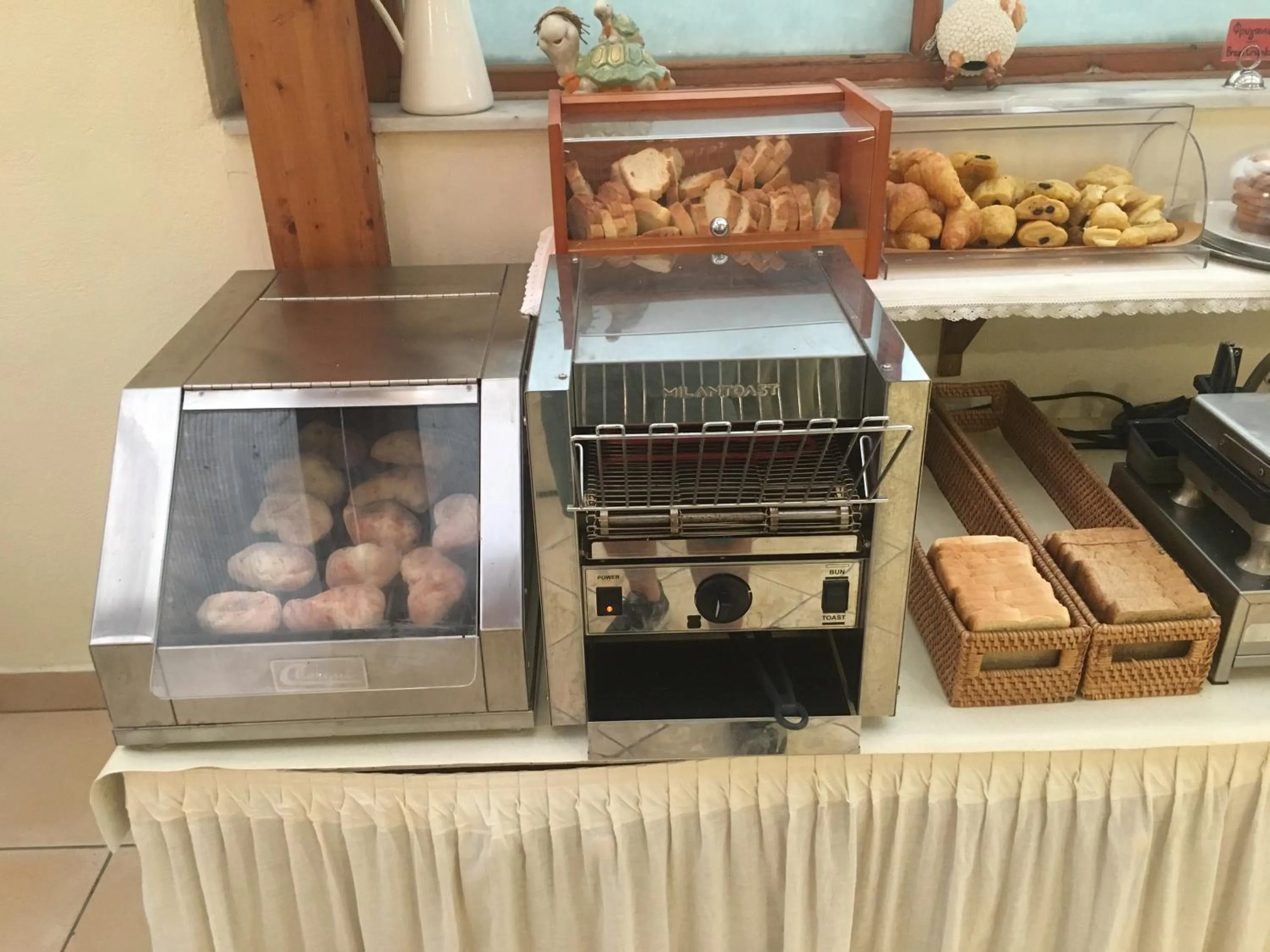 Continental breakfast in Yria Hotel