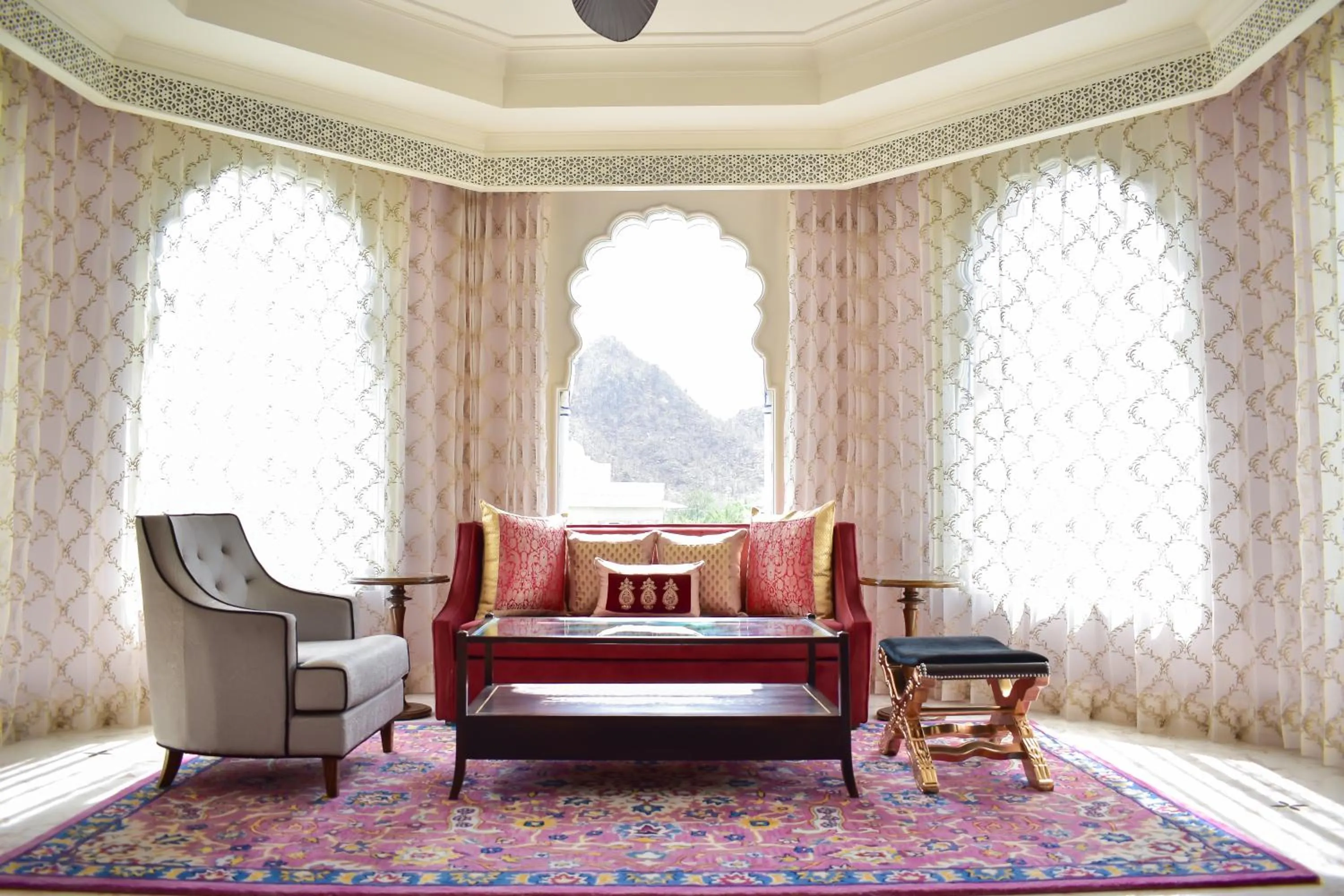 Living room in The Leela Palace Jaipur