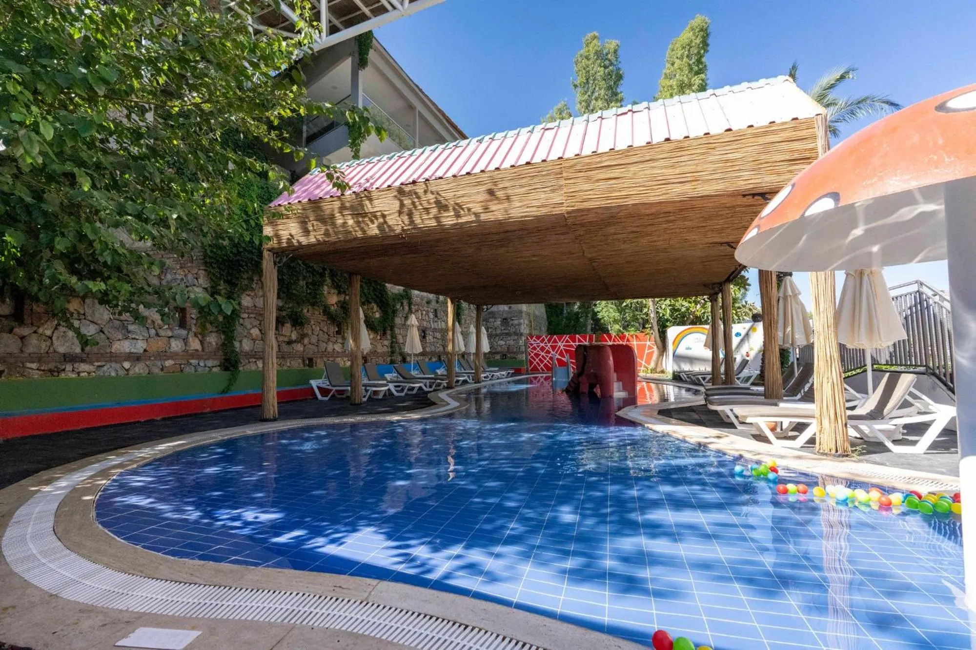 Swimming pool in Blue Dreams Resort Bodrum - Aquapark & Ultra All Inclusive