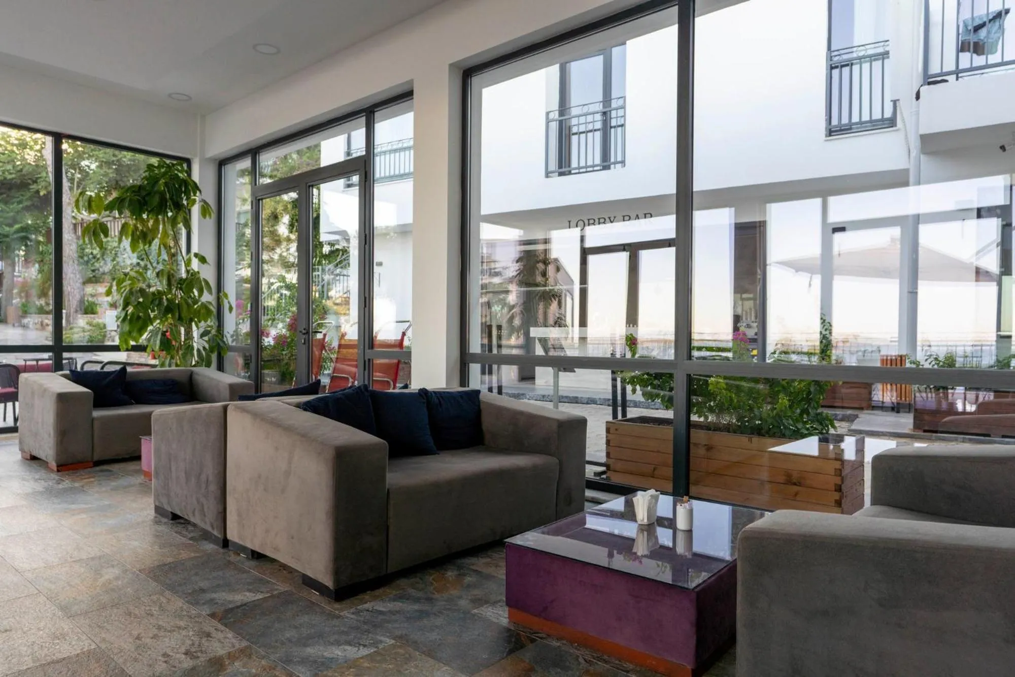 Seating area in Blue Dreams Resort Bodrum - Aquapark & Ultra All Inclusive