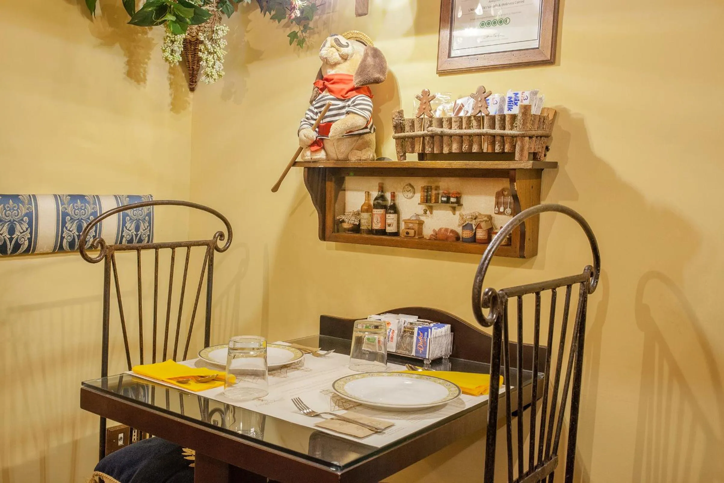 Dining area in B&B L'Alloggio Dei Vassalli