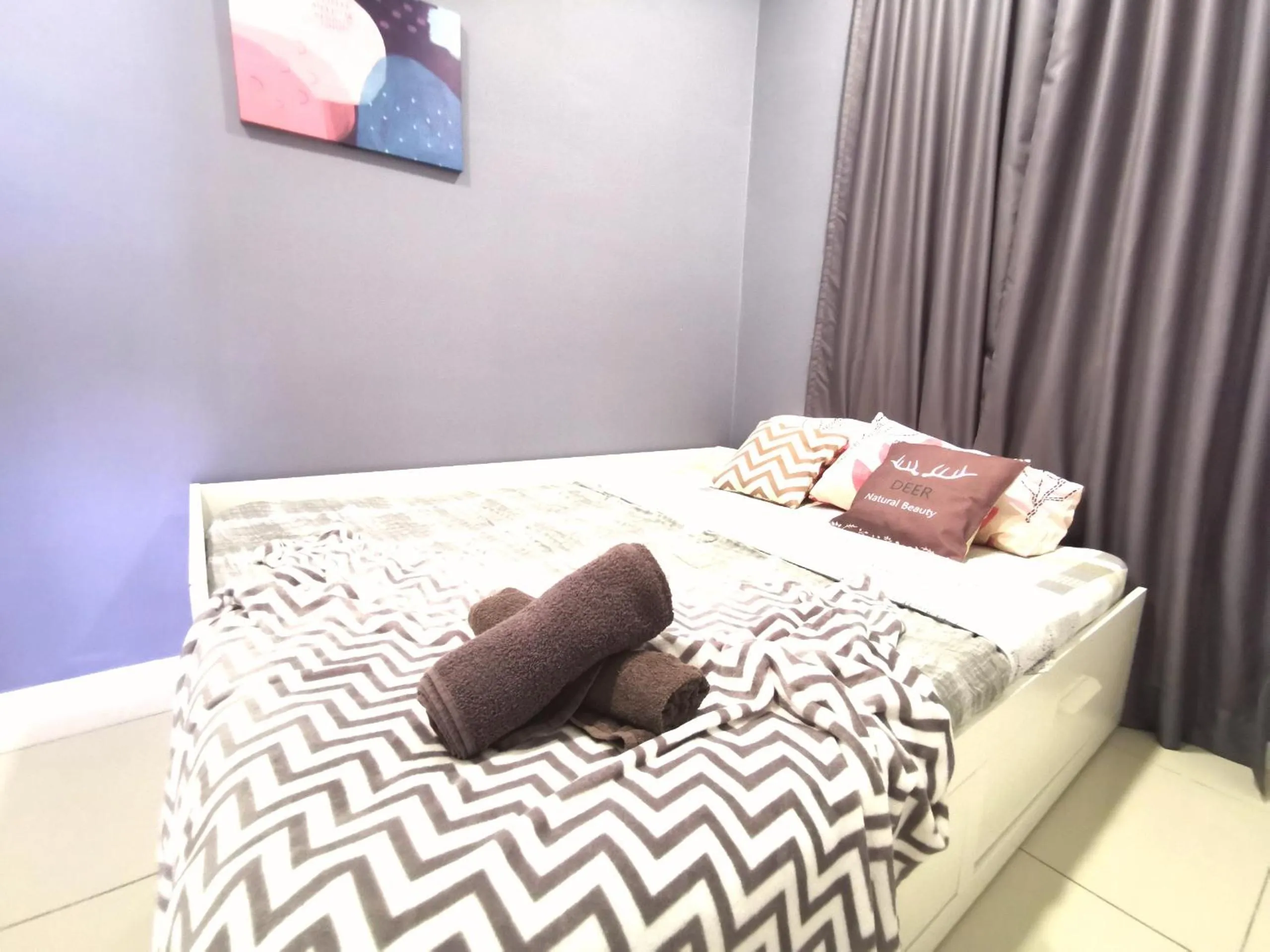Bed in CoZy Suite @ PJ & Sunway(2 Bedroom)