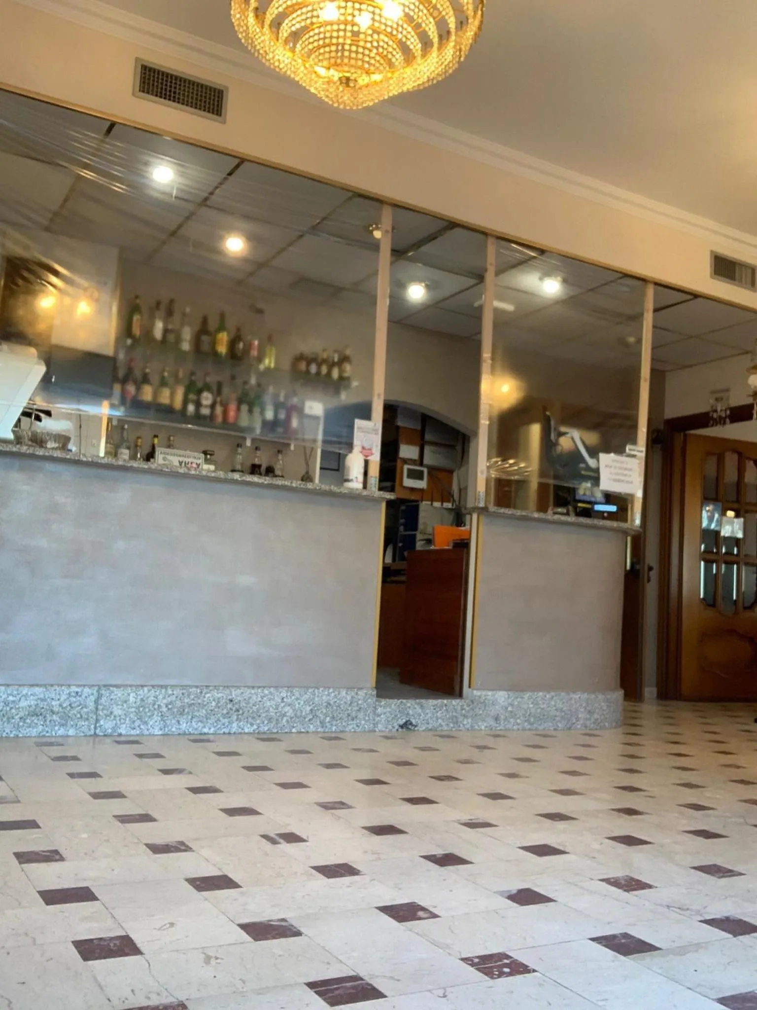 Lobby or reception in Hotel Svizzera