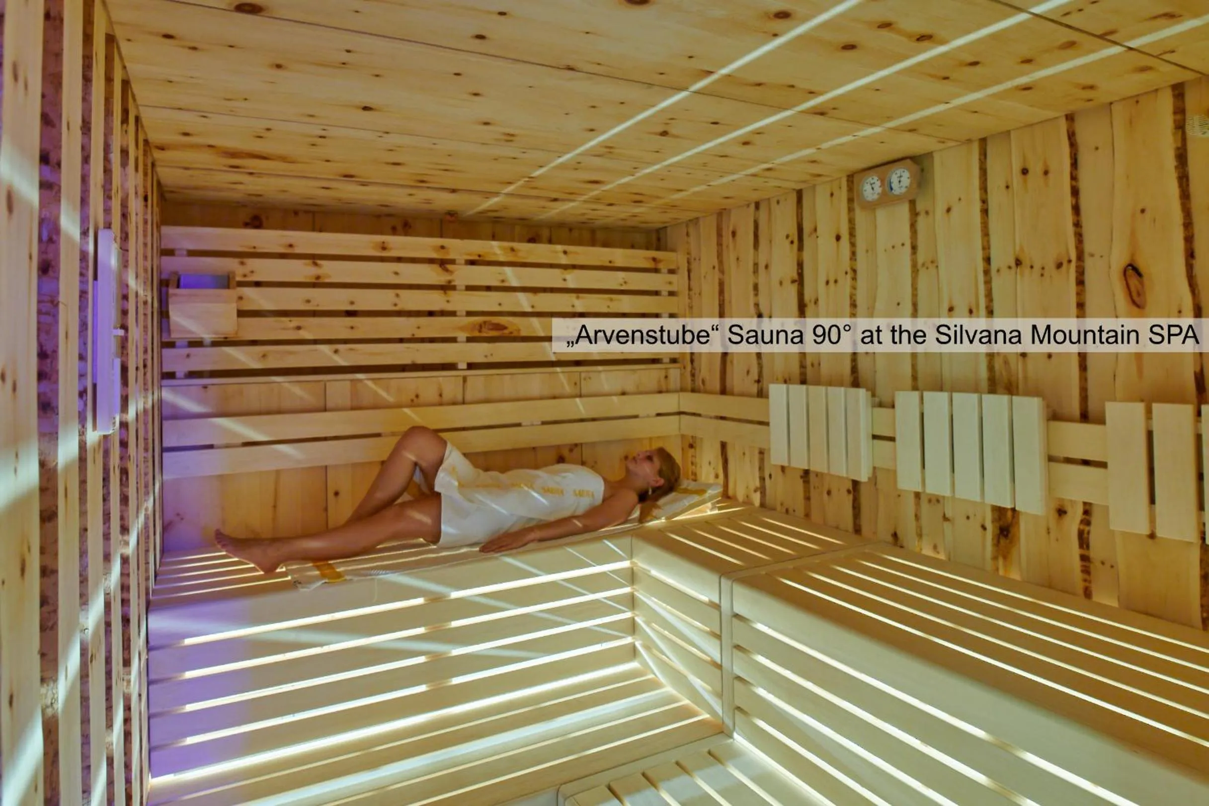 Sauna in Silvana Mountain Hotel