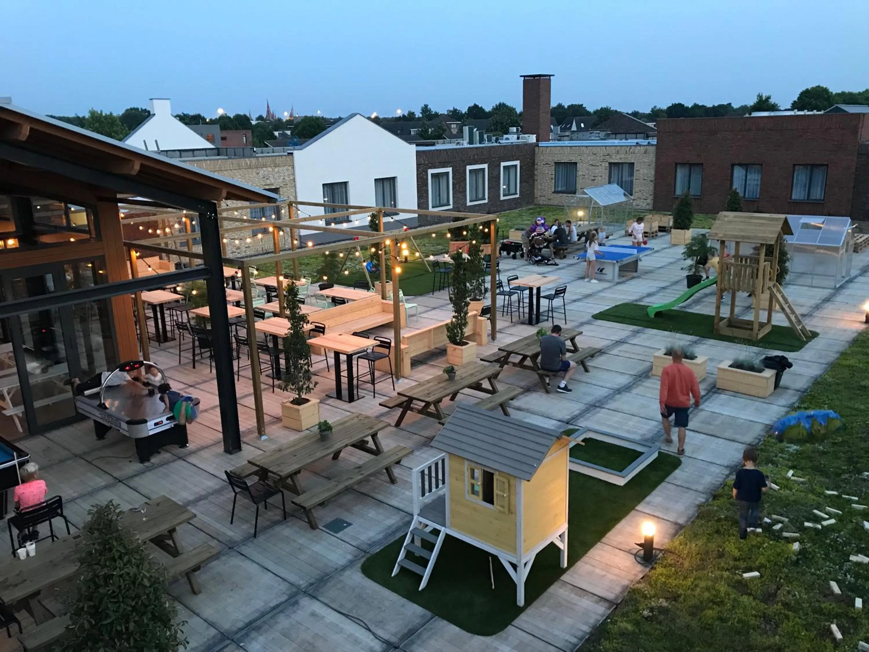 Patio in GuestHouse Hotel Kaatsheuvel-Waalwijk