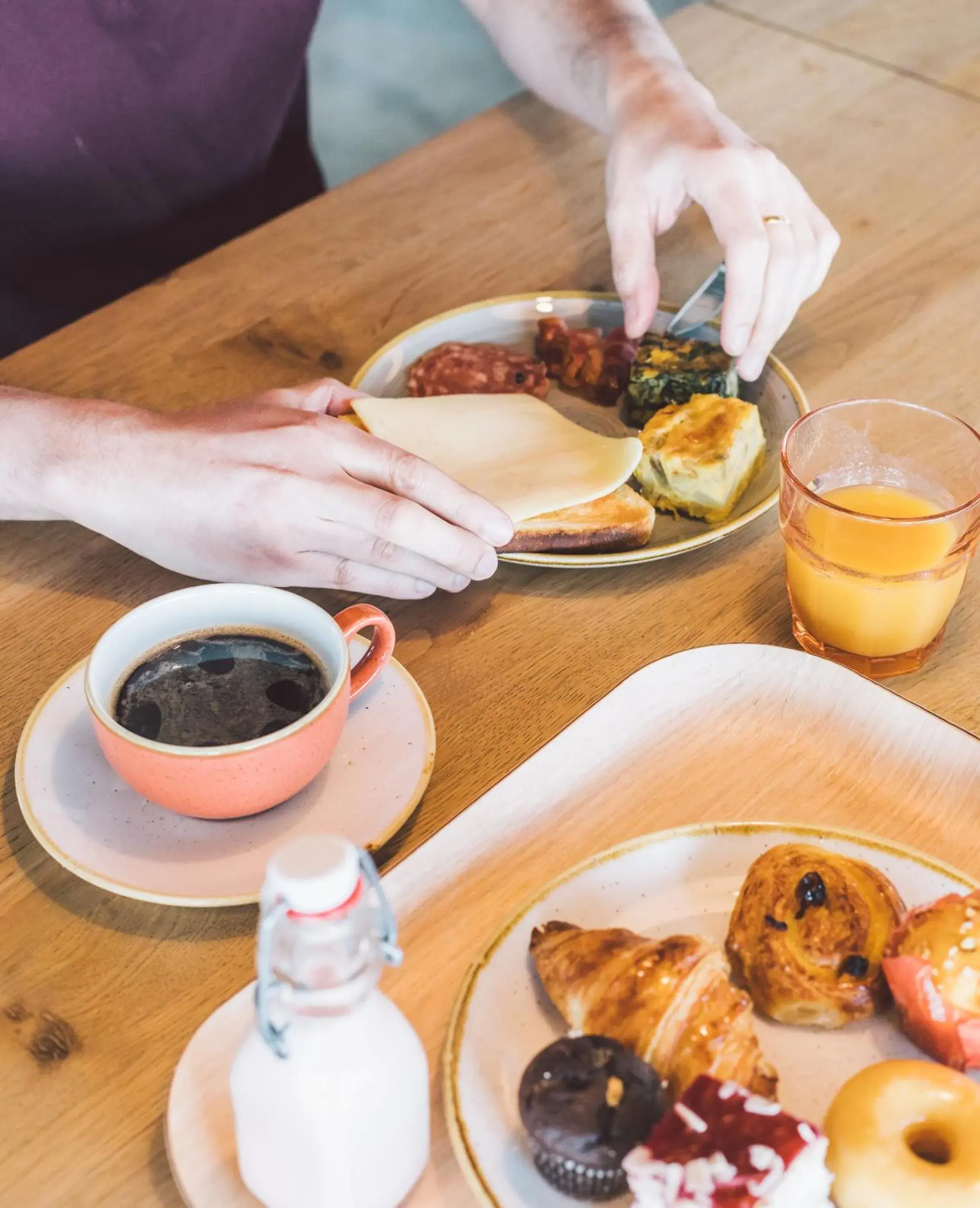 Continental breakfast in Hotel Rec Barcelona - Adults Only Continental breakfast in Hotel Rec Barcelona - Adults Only