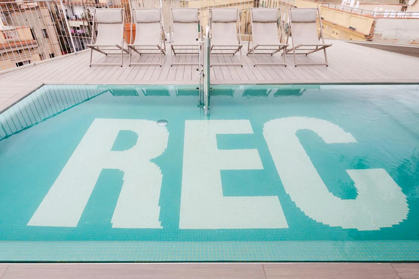 Swimming pool in Hotel Rec Barcelona - Adults Only