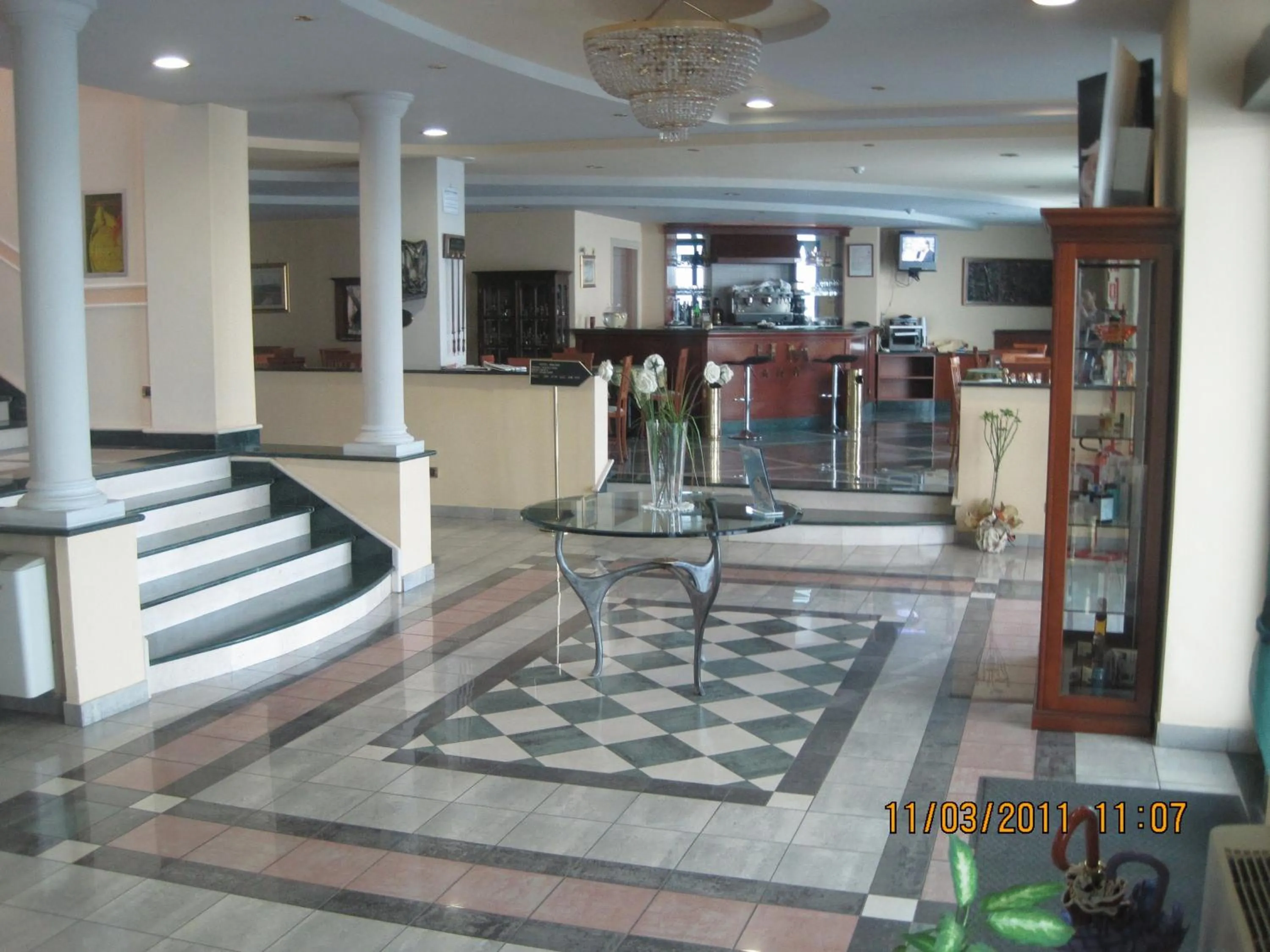 Communal lounge/ TV room in Hotel Malaga