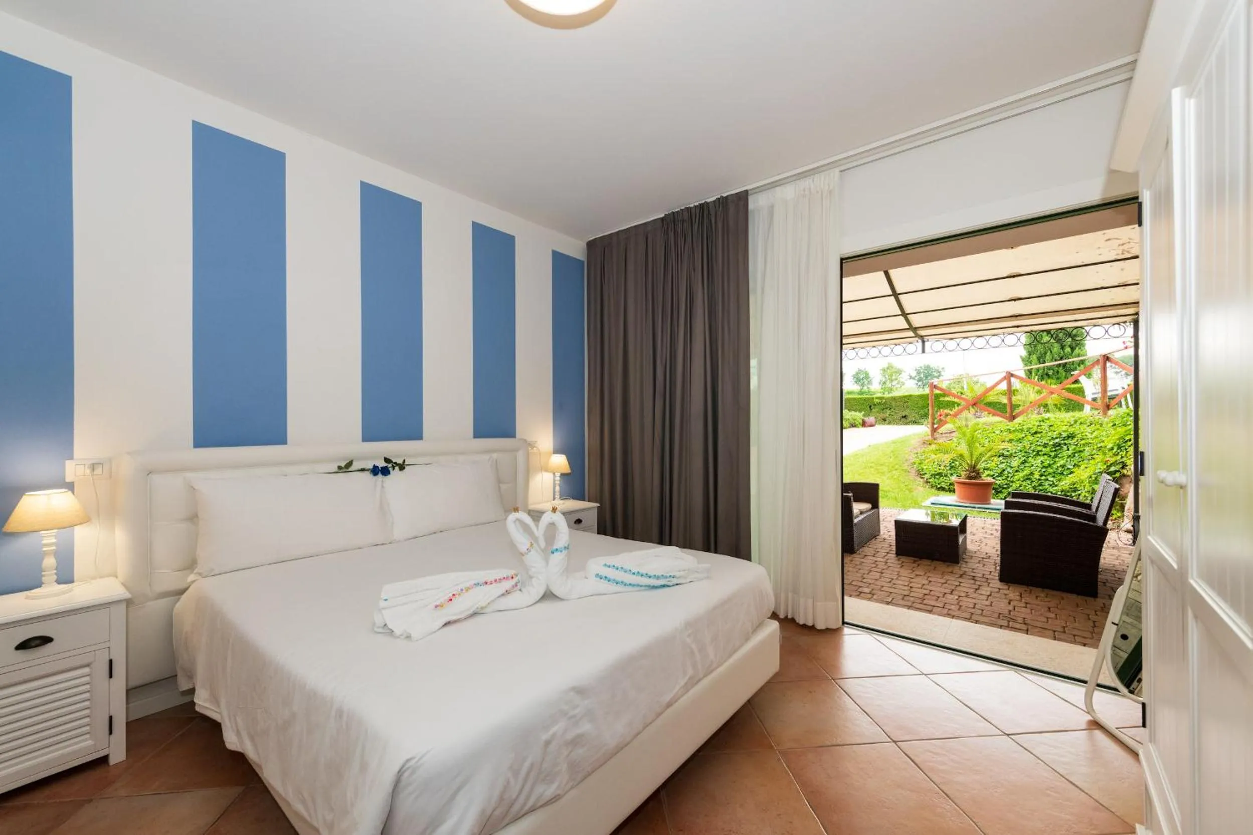 View (from property/room), Bed in Bertoletta Village Apartments