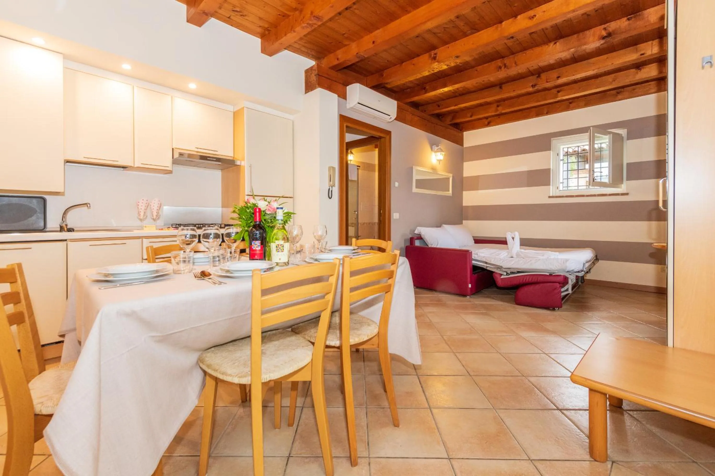Living room in Bertoletta Village Apartments
