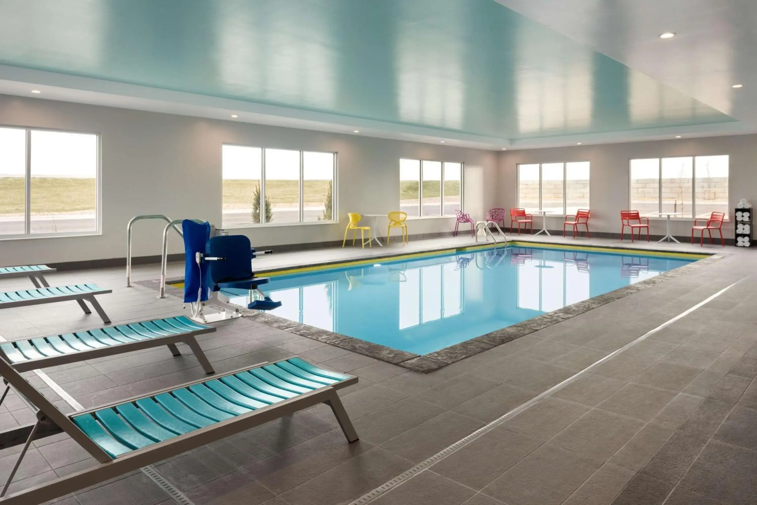 Pool view in Tru By Hilton Cedar Rapids Westdale Pool view in Tru By Hilton Cedar Rapids Westdale