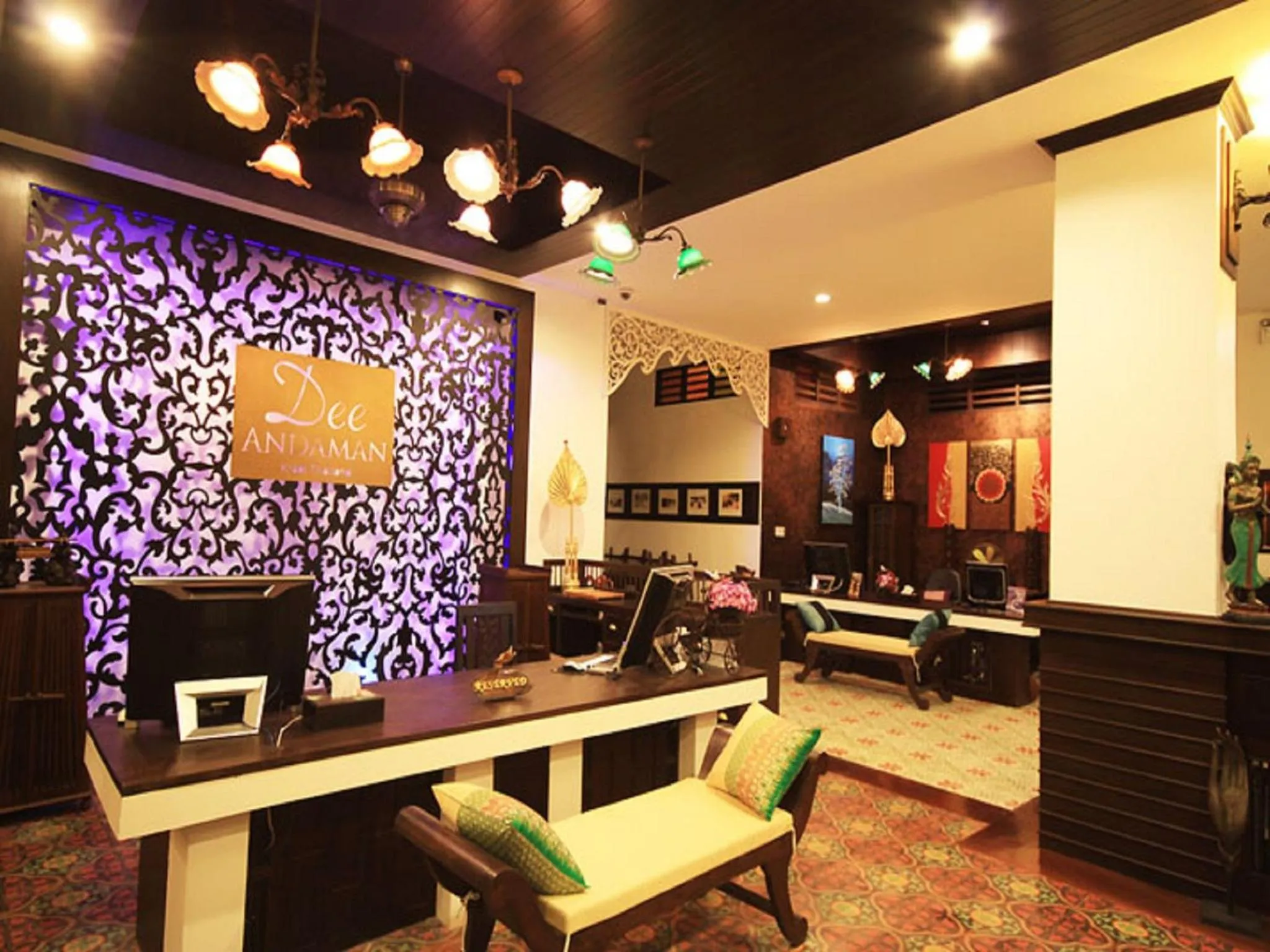 Lobby or reception in Dee Andaman Hotel