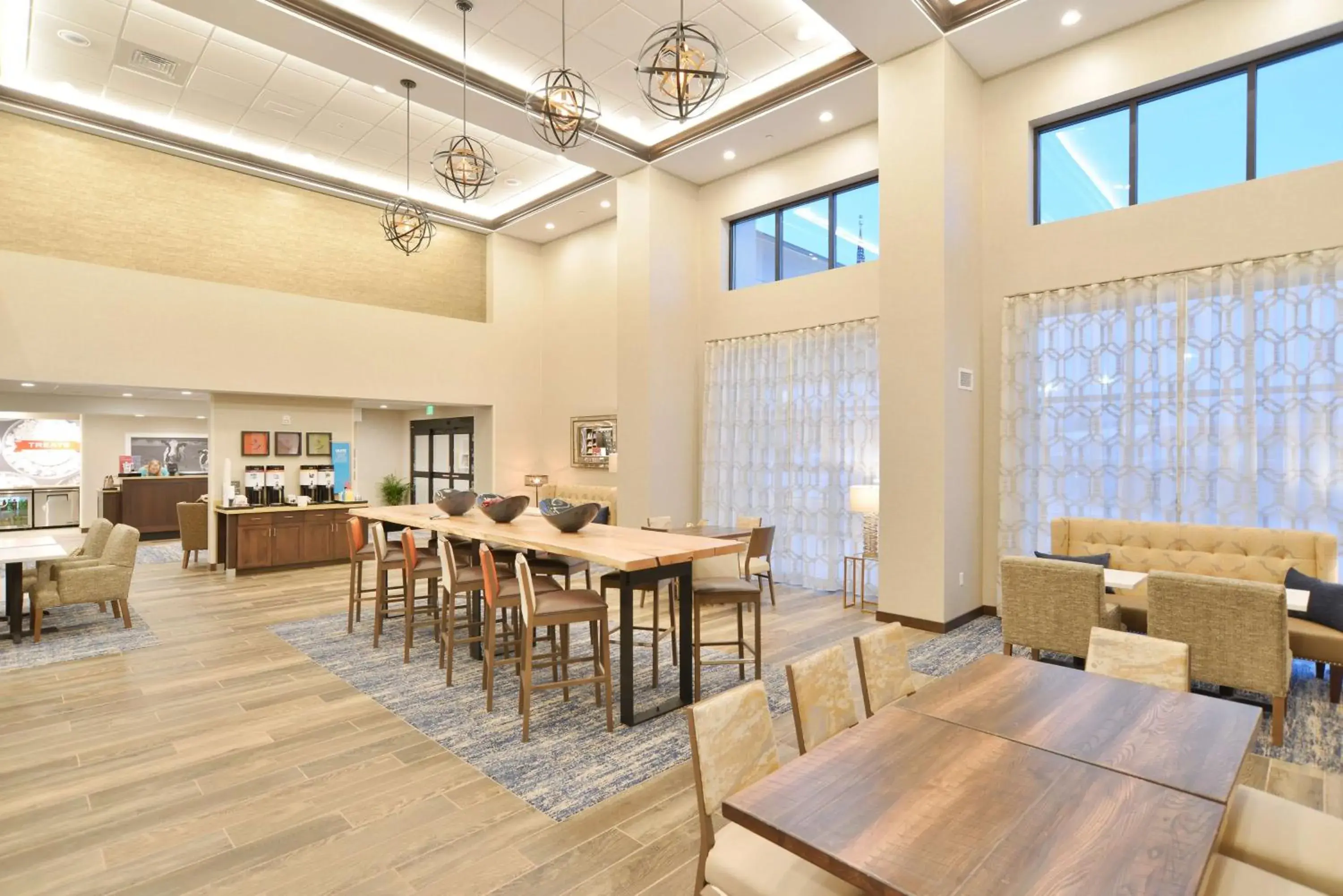 Lobby or reception in Hampton Inn & Suites Menomonie-UW Stout Lobby or reception in Hampton Inn & Suites Menomonie-UW Stout
