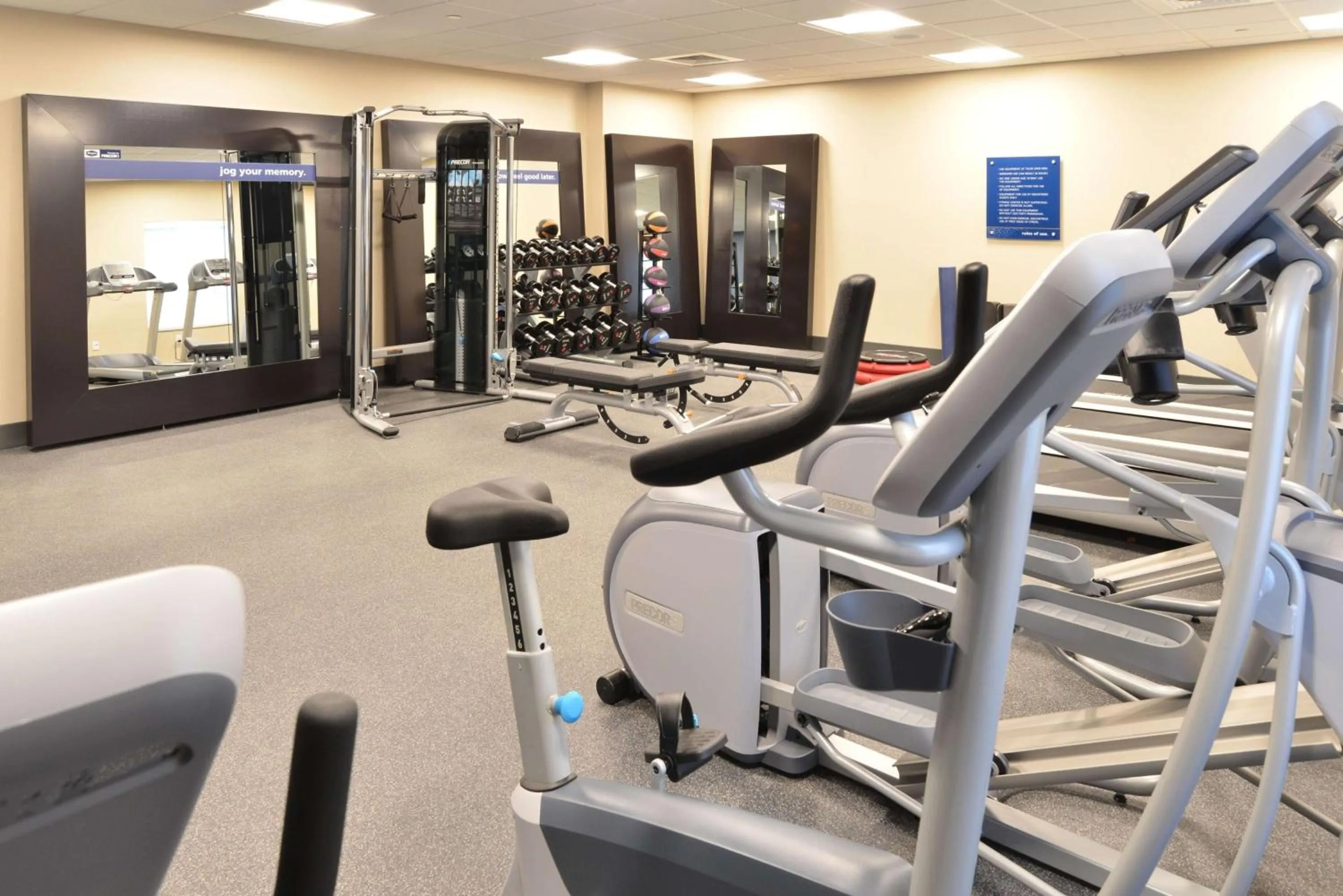 Fitness centre/facilities in Hampton Inn & Suites Menomonie-UW Stout