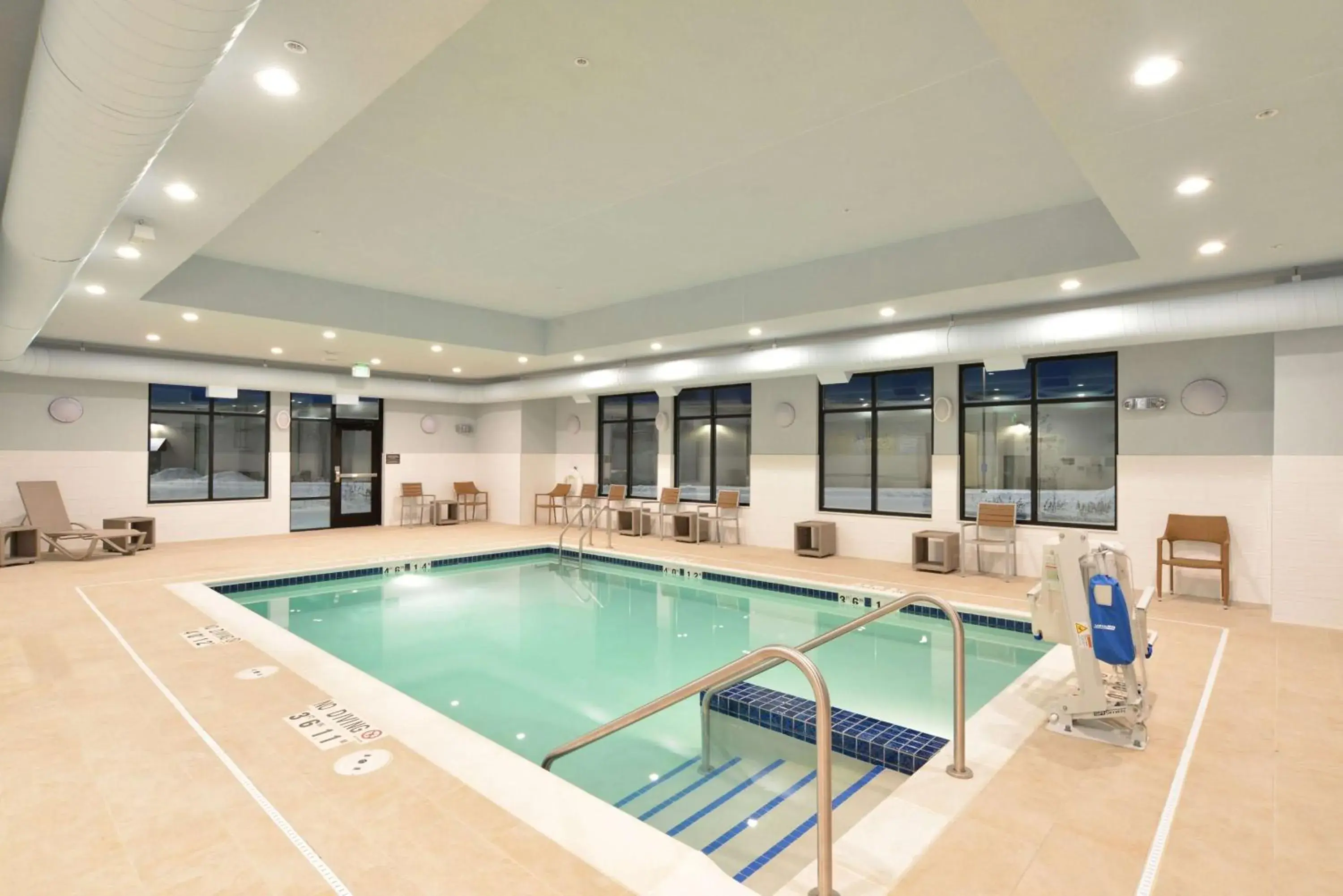 Pool view in Hampton Inn & Suites Menomonie-UW Stout Pool view in Hampton Inn & Suites Menomonie-UW Stout