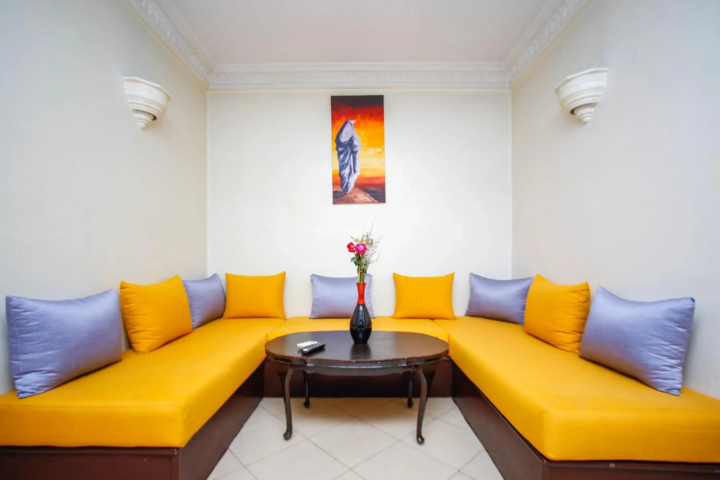 Living room, Seating Area in Résidence-hotel Ezzahia