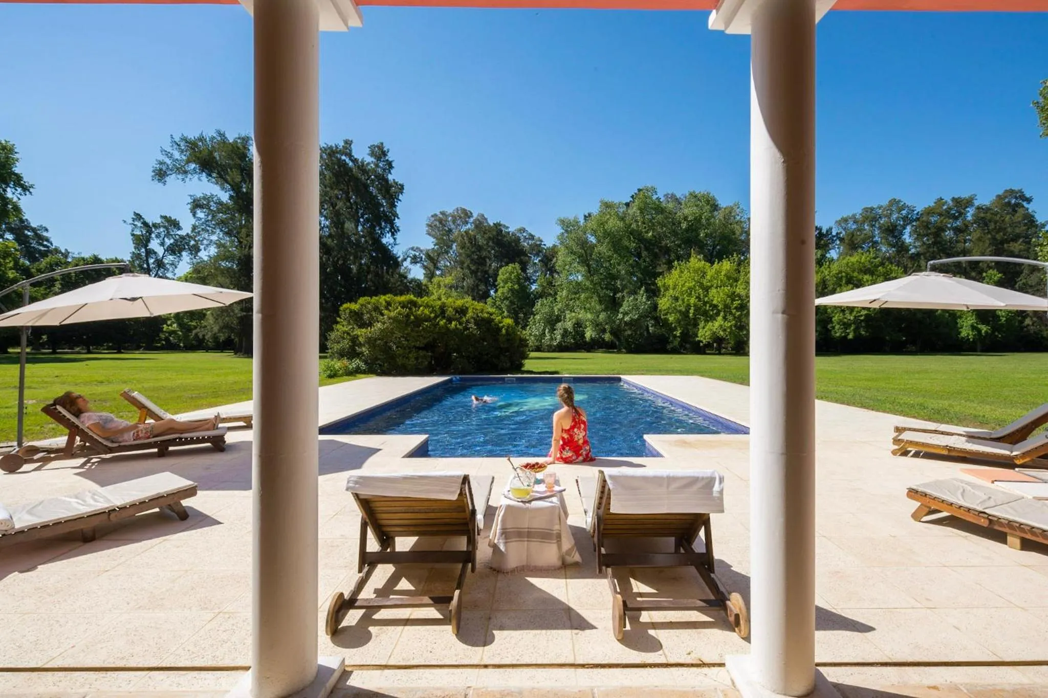 Swimming pool in Estancia La Bandada