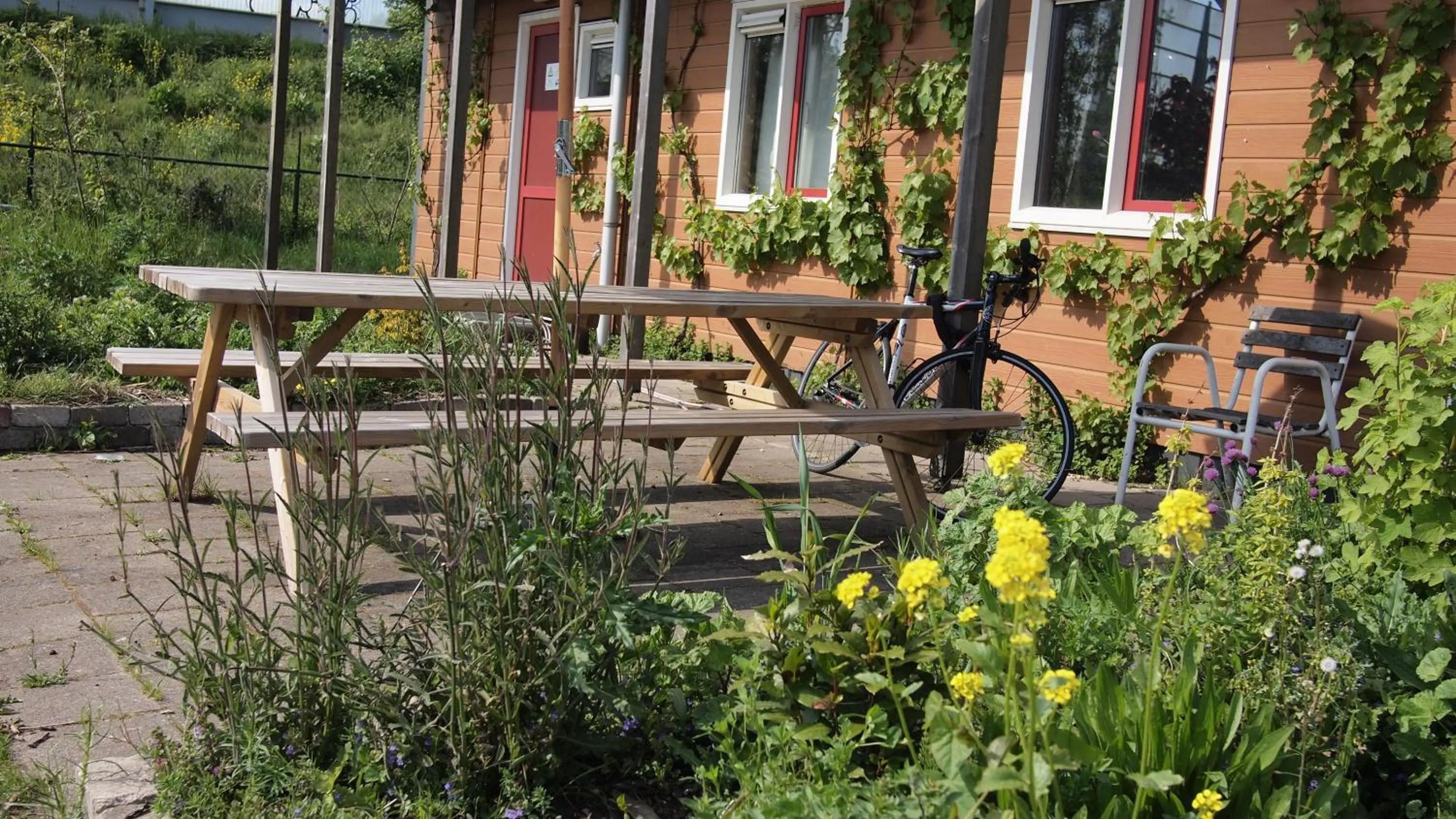 Facade/entrance in Amsterdam Farm Lodge