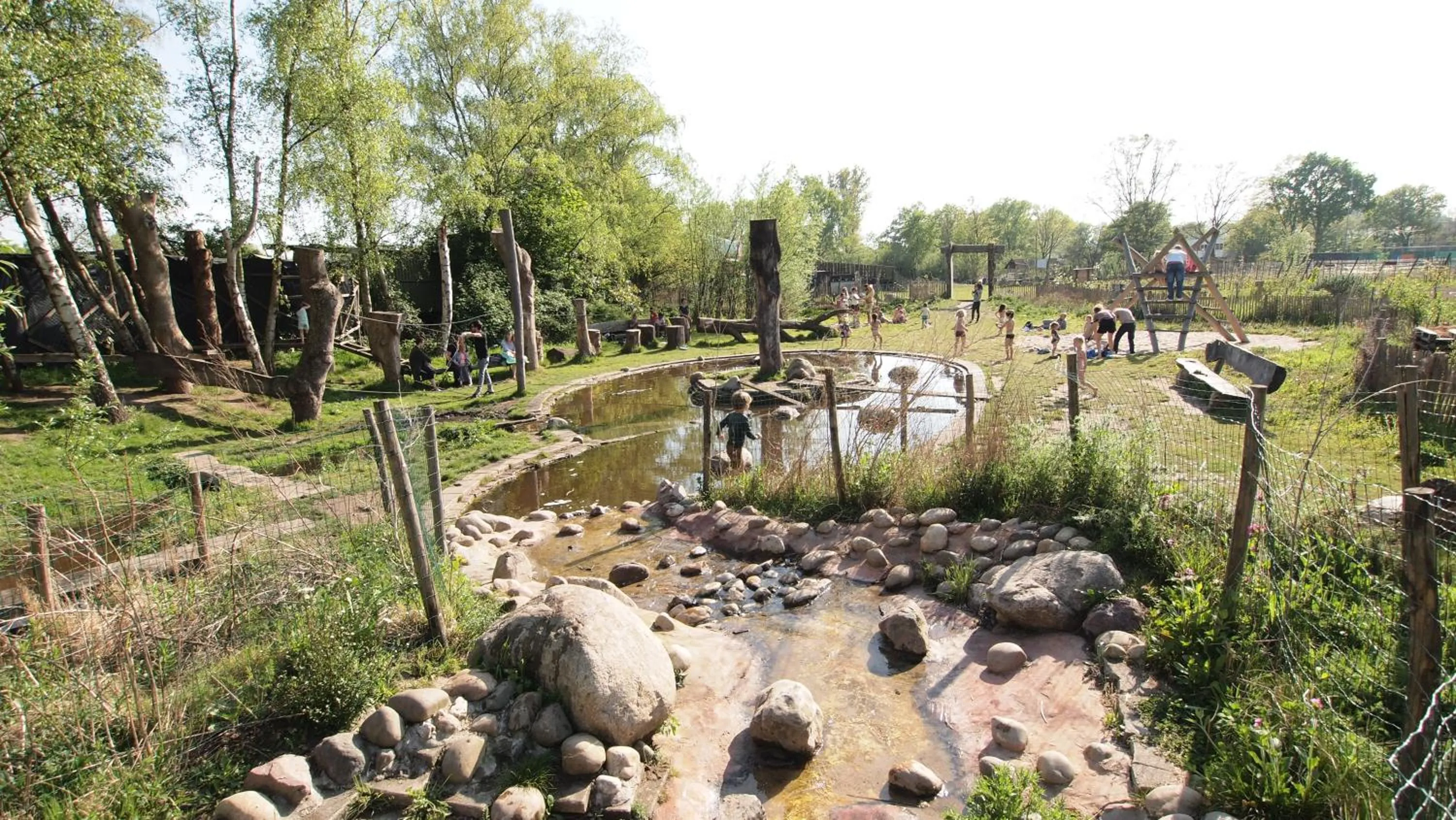 Children play ground in Amsterdam Farm Lodge