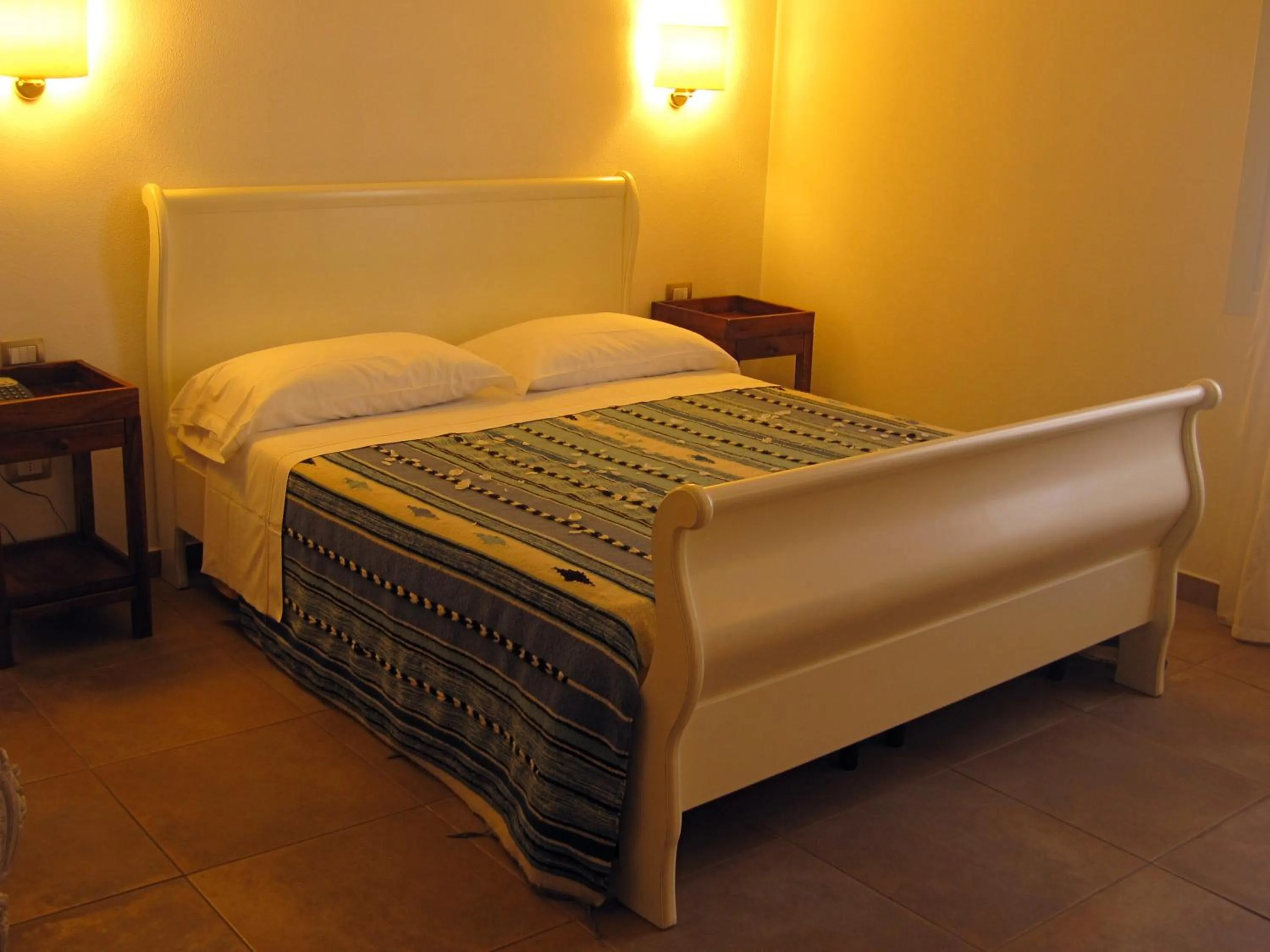 Bed in Hotel Villa Pimpina