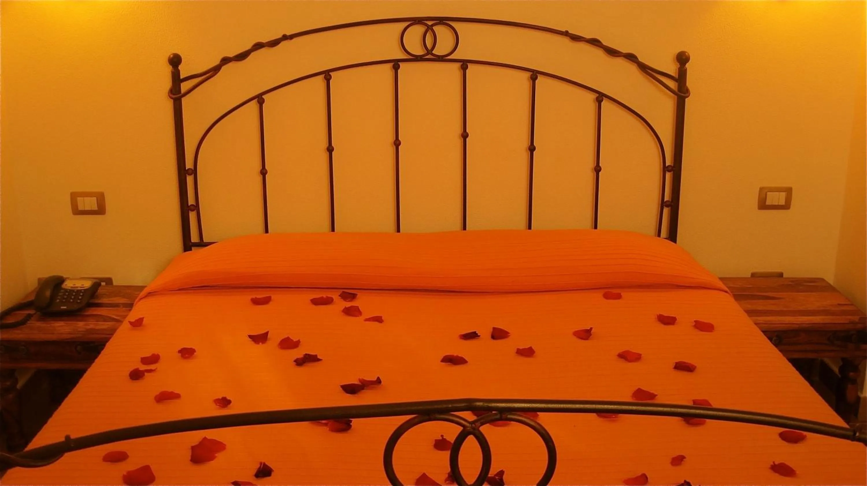 Bed in Hotel Villa Pimpina