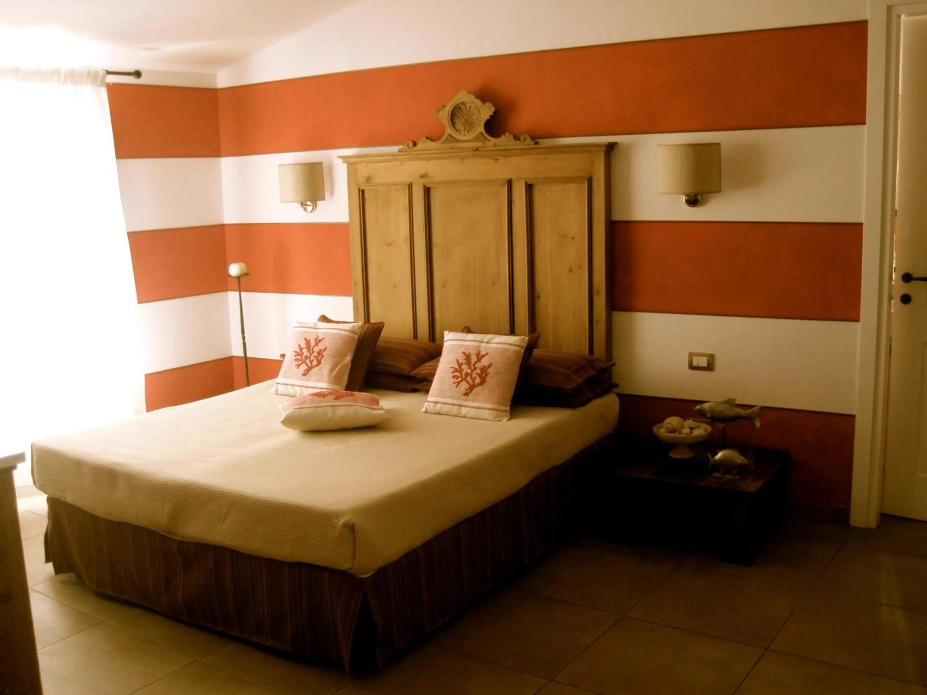 Bed in Hotel Villa Pimpina