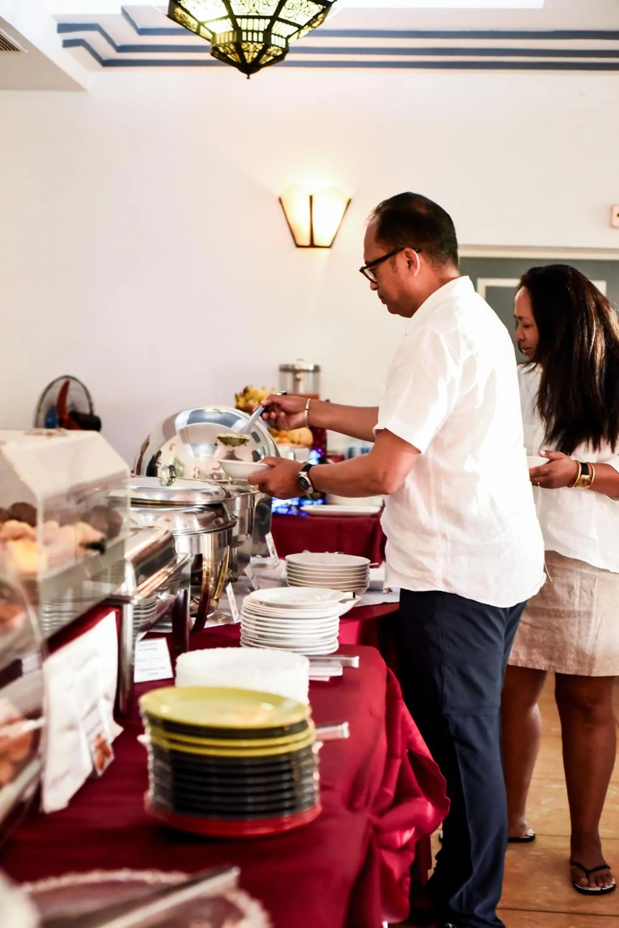 Continental breakfast in Le Grand Hôtel Diego