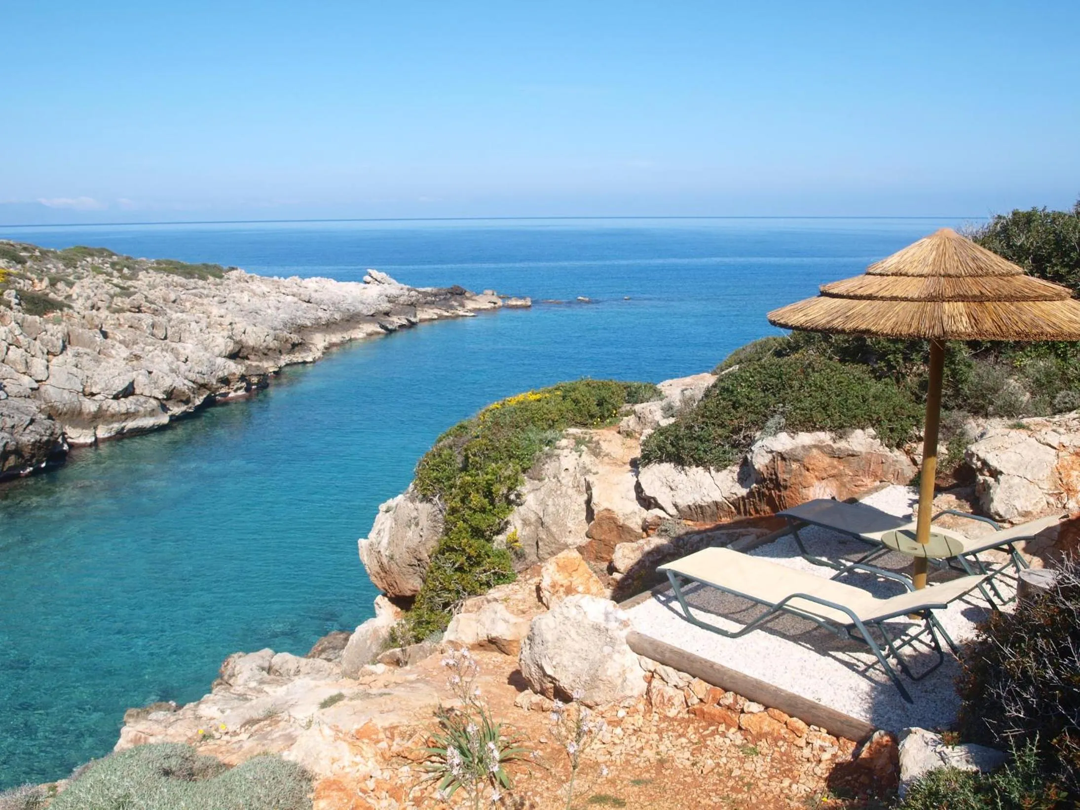 Beach in Giorgi's Blue Apartments