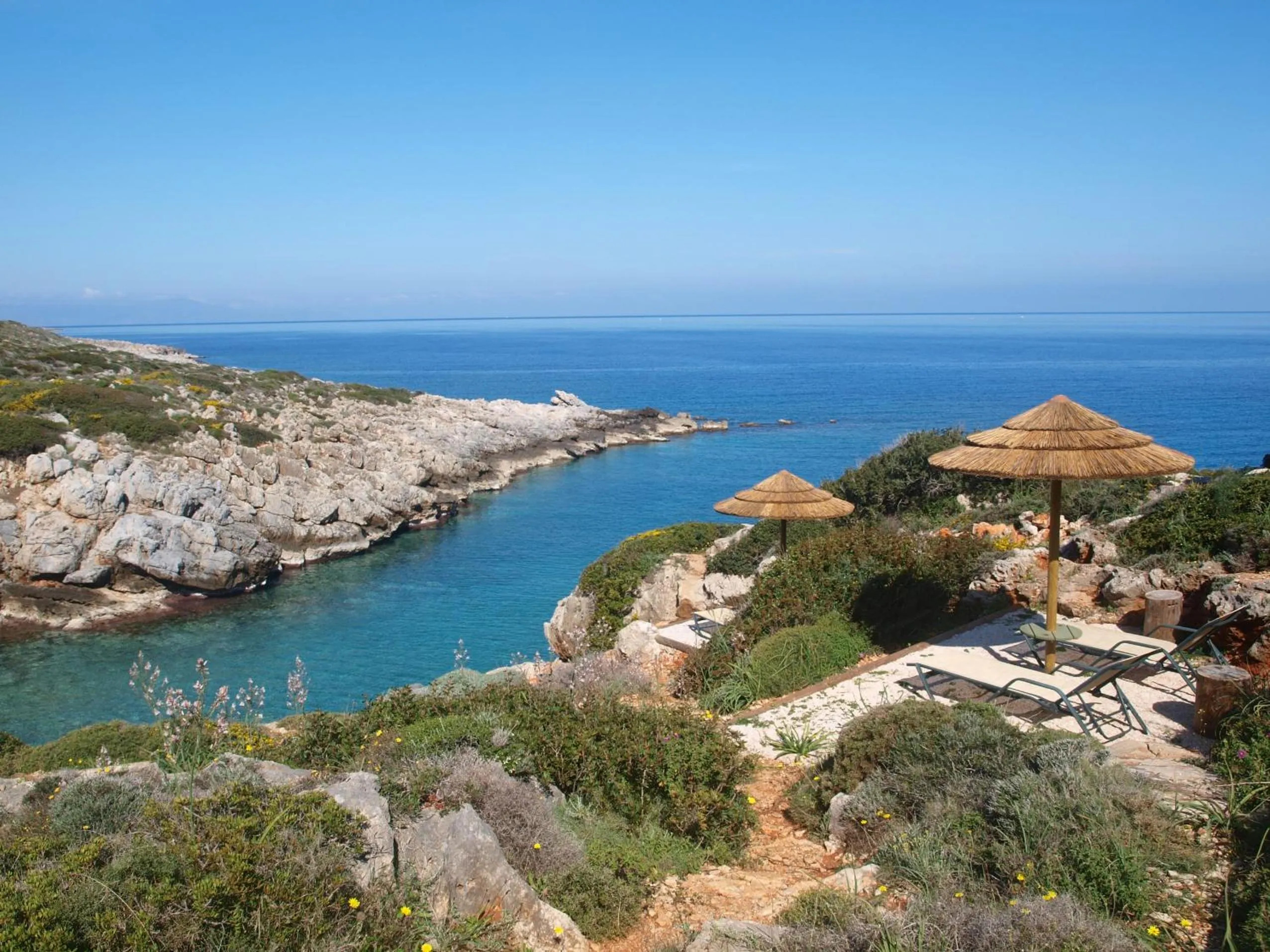 Beach in Giorgi's Blue Apartments