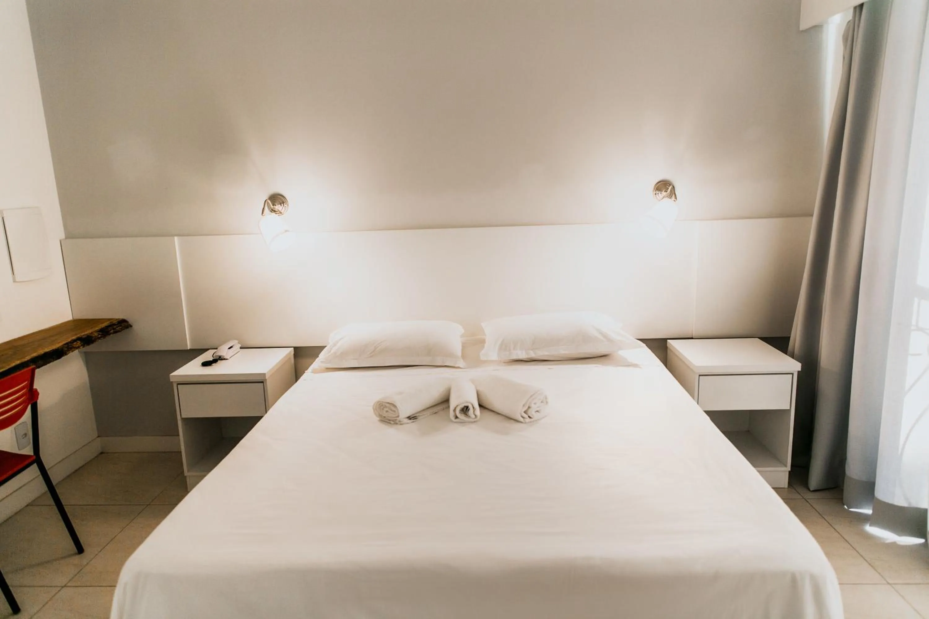 Photo of the whole room, Bed in Florinn Praia Hotel