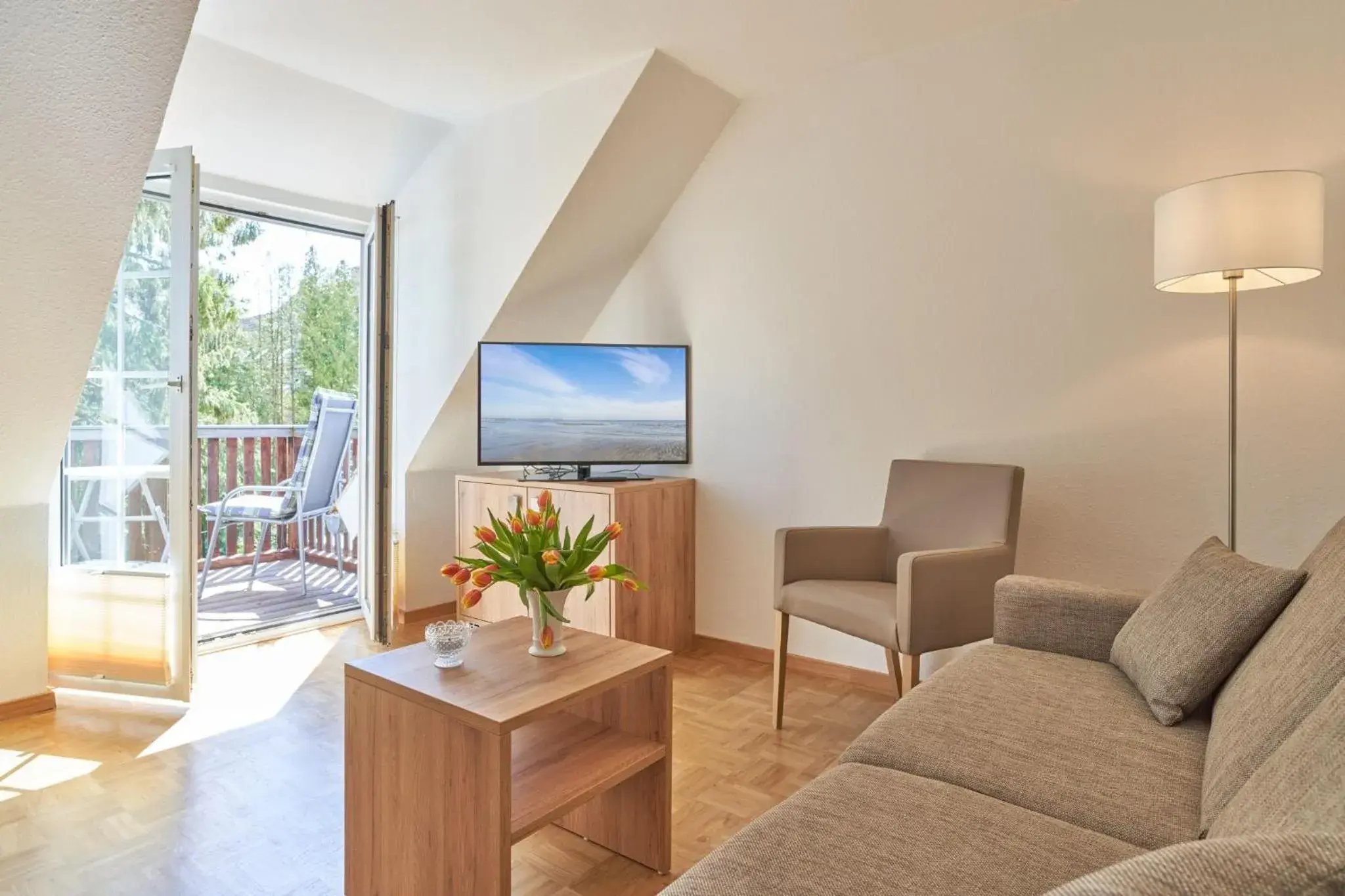 Living room, TV/Entertainment Center in Hotel Weisser Hof